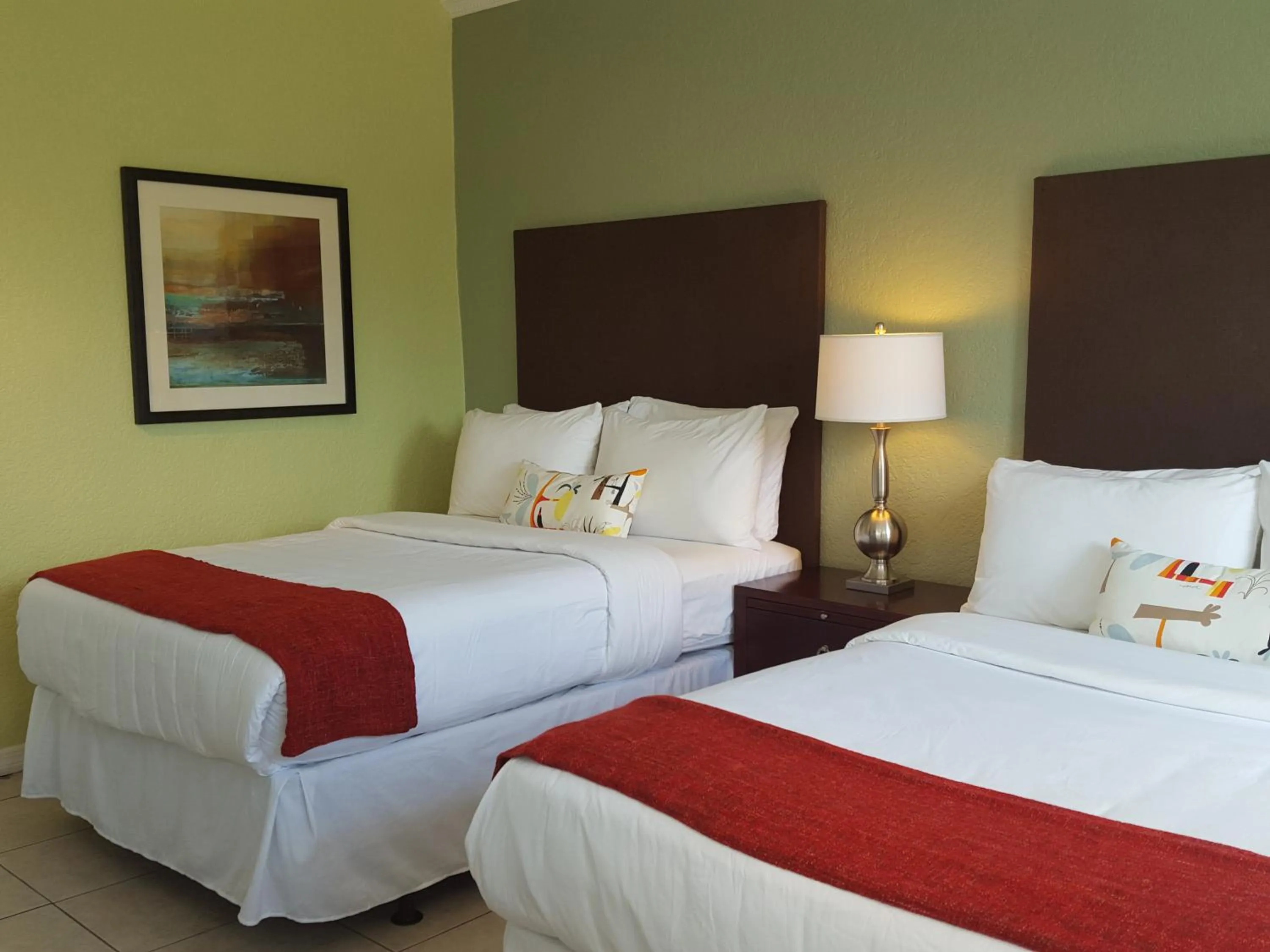 Bed in The Cabanas Guesthouse & Spa - Gay Resort catering to Gay Men