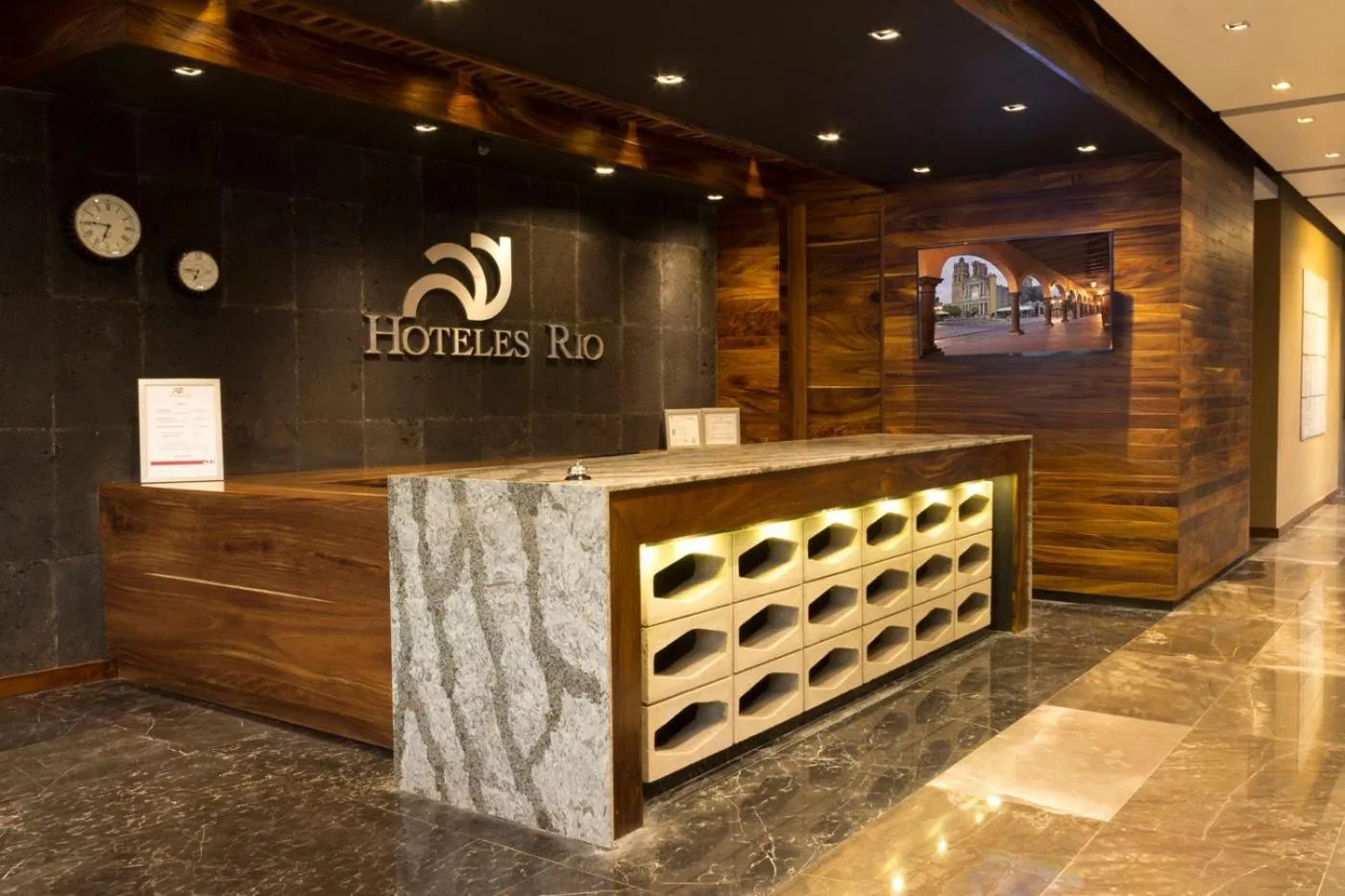 Lobby or reception in Hotel Rio Tequisquiapan