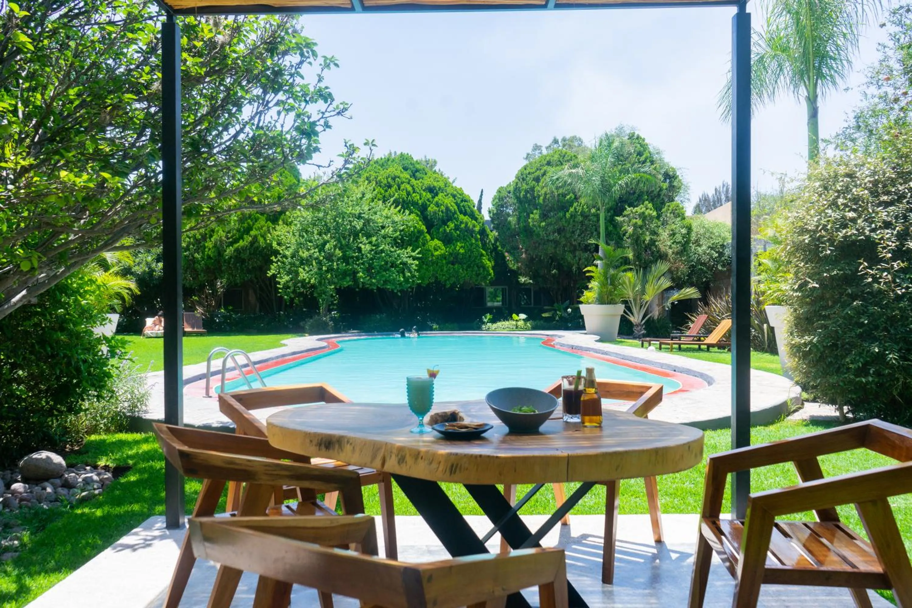 Swimming pool in Hotel Rio Tequisquiapan