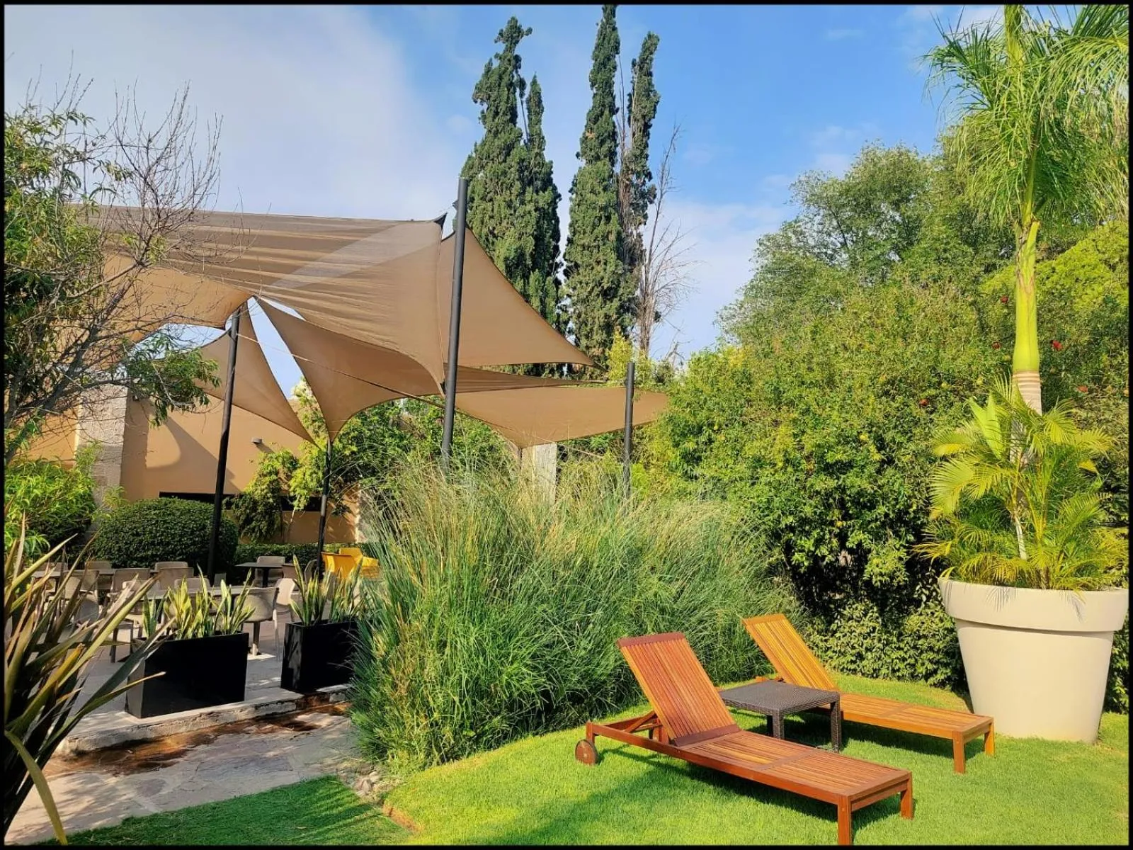 Garden in Hotel Rio Tequisquiapan