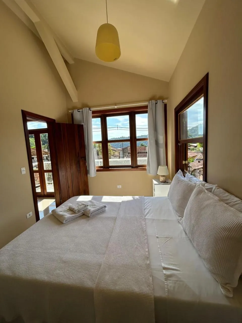 Bed in Pousada dos Navegantes