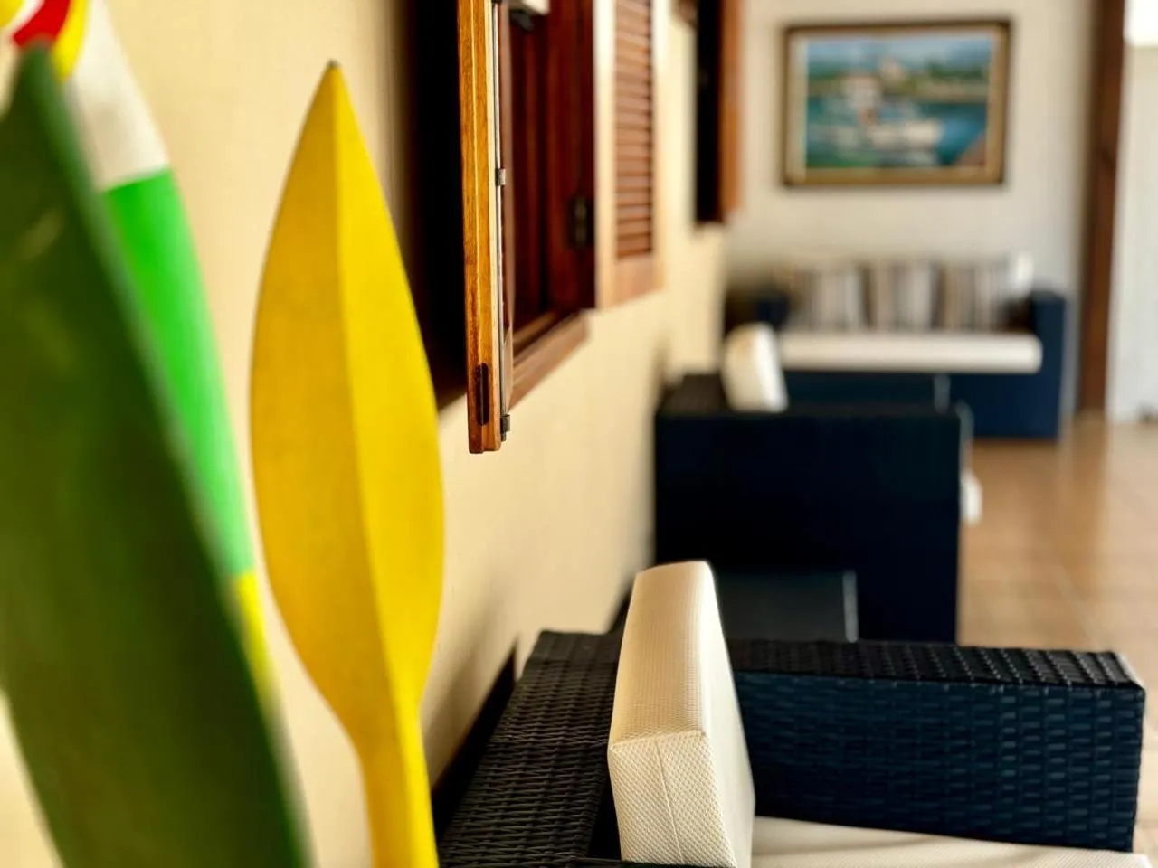 Seating area in Pousada dos Navegantes