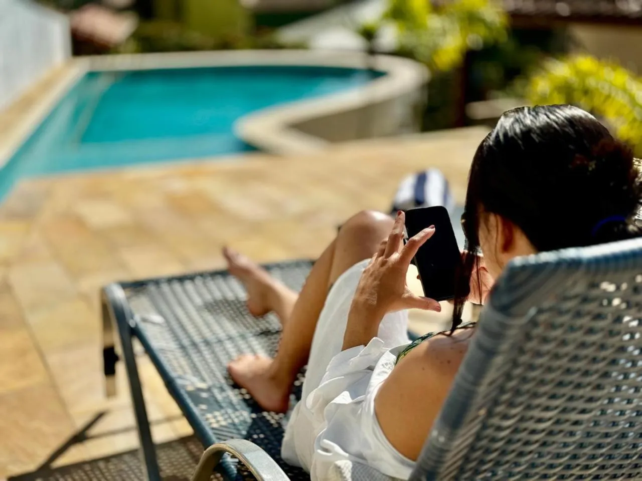 sunbed in Pousada dos Navegantes