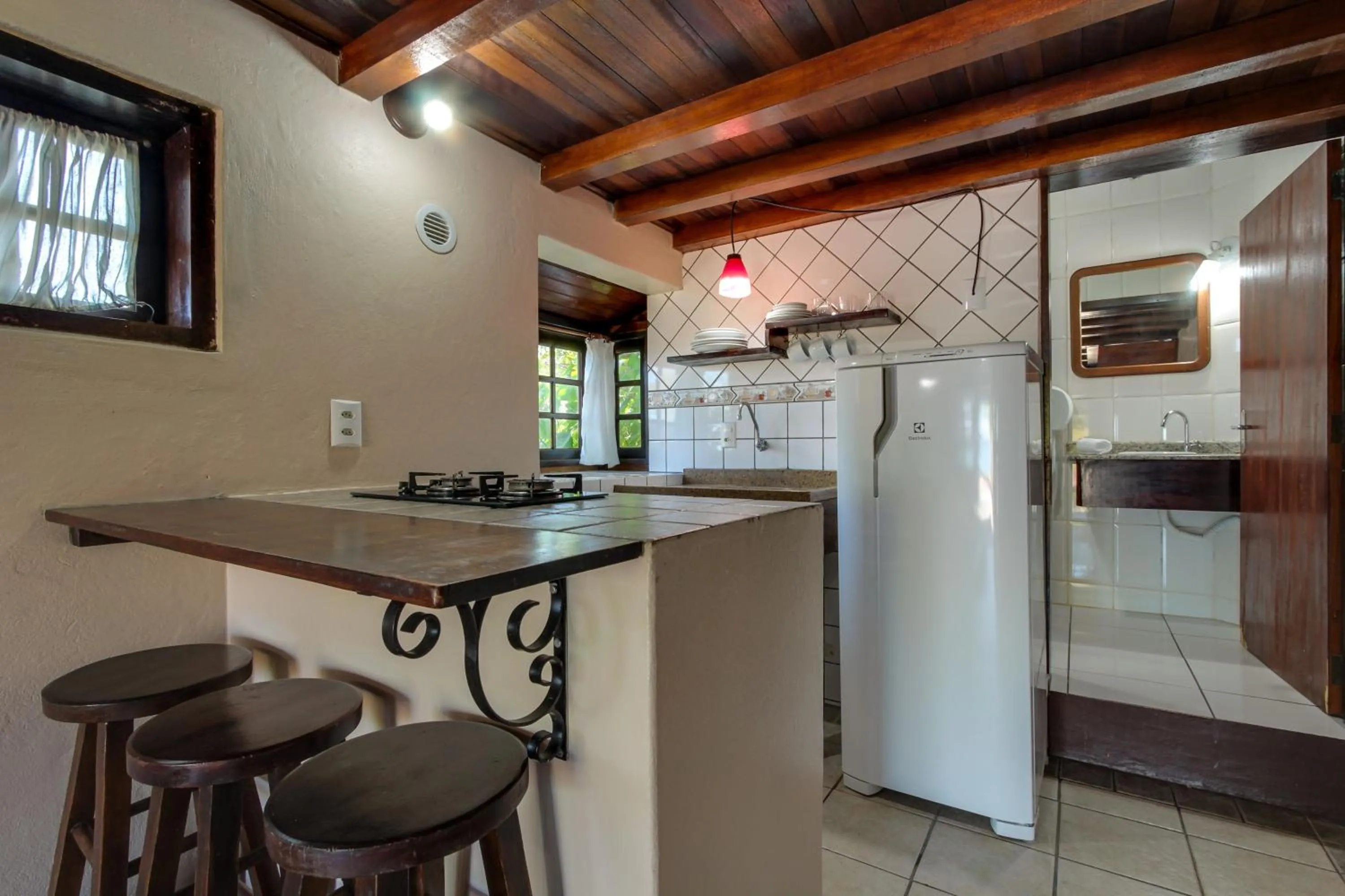 kitchen in Pousada dos Ingleses