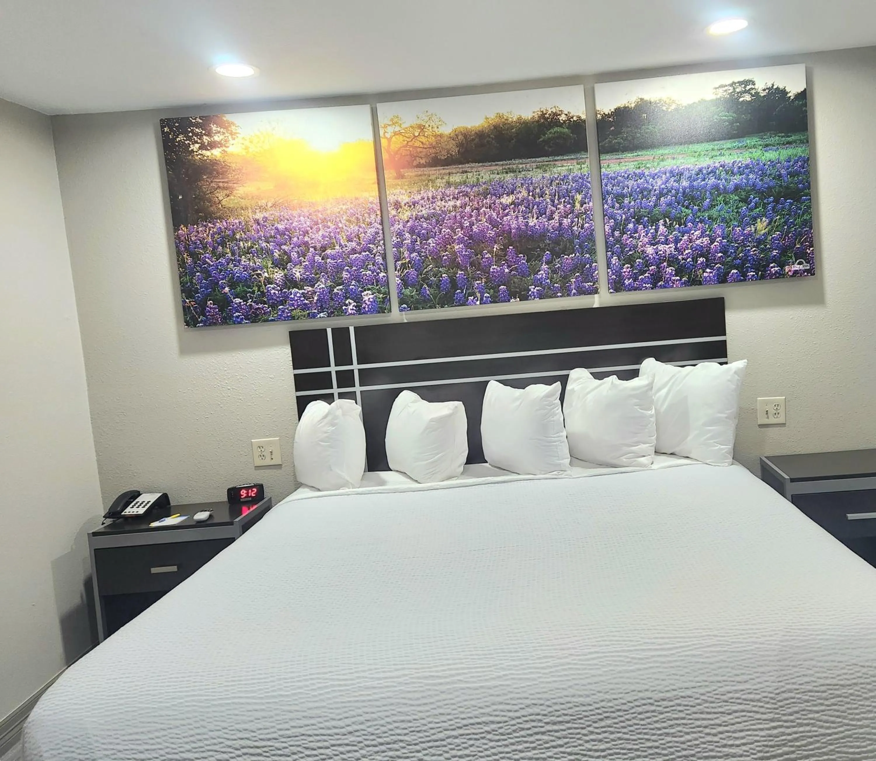 Bedroom, Bed in Days Inn by Wyndham Baytown TX