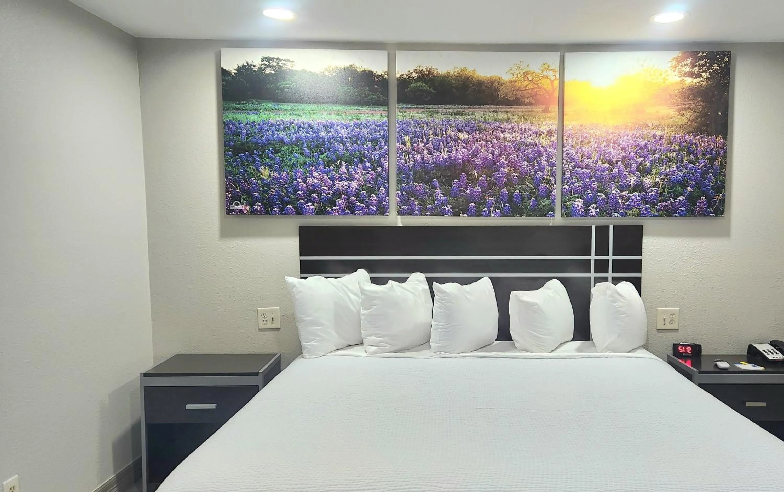 Bedroom, Bed in Days Inn by Wyndham Baytown TX