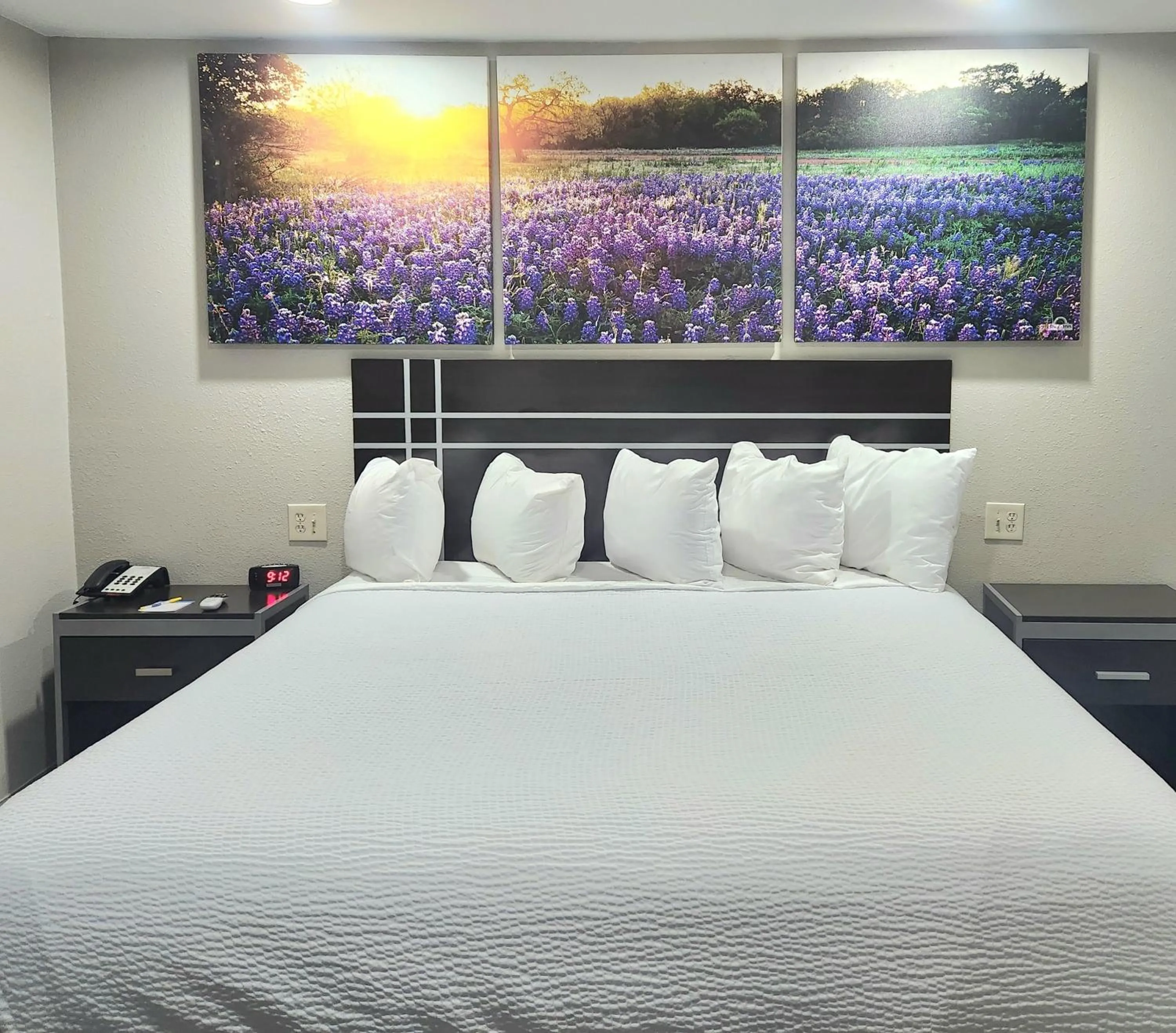 Bedroom, Bed in Days Inn by Wyndham Baytown TX