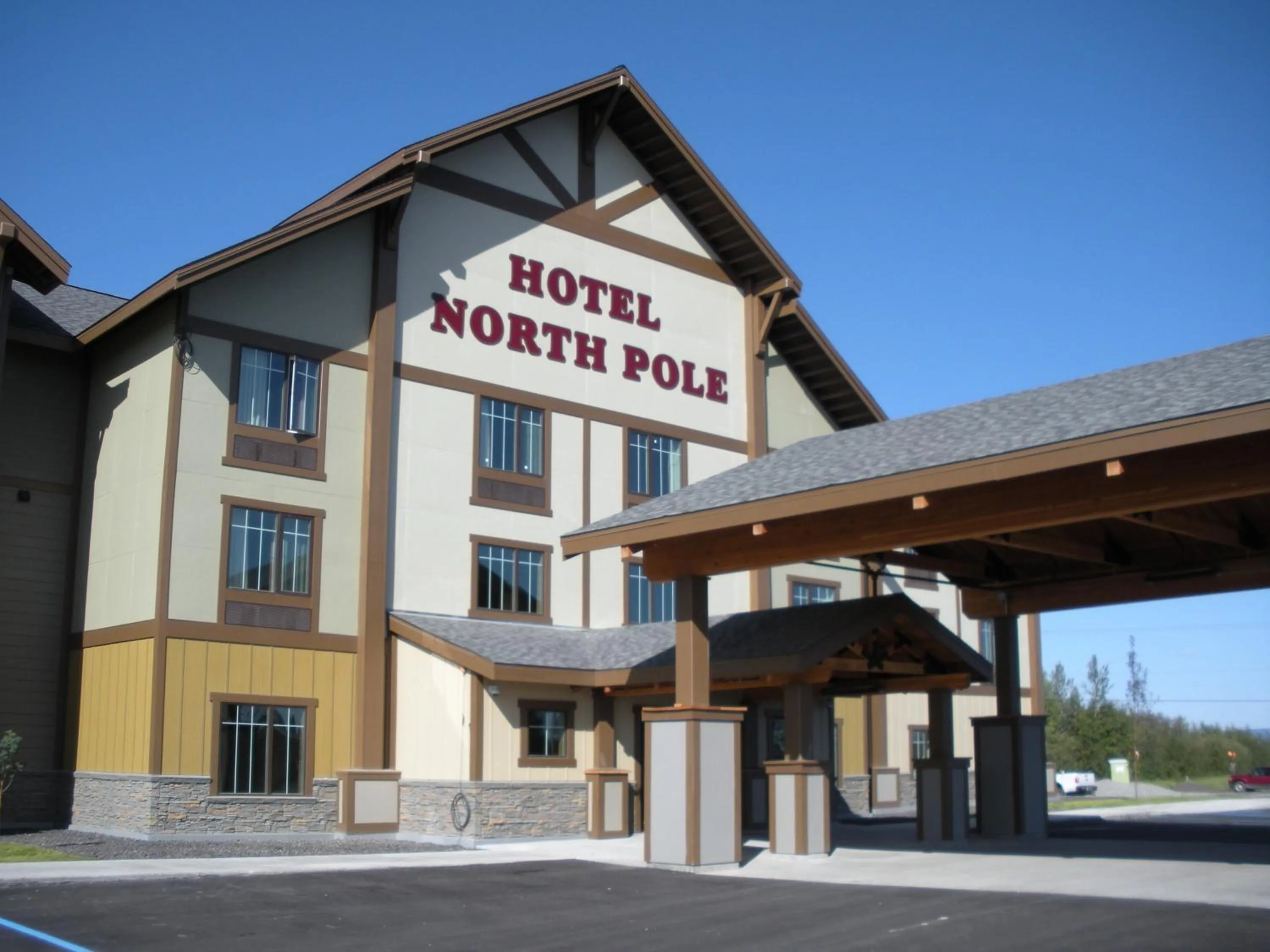 Facade/entrance in Hotel North Pole