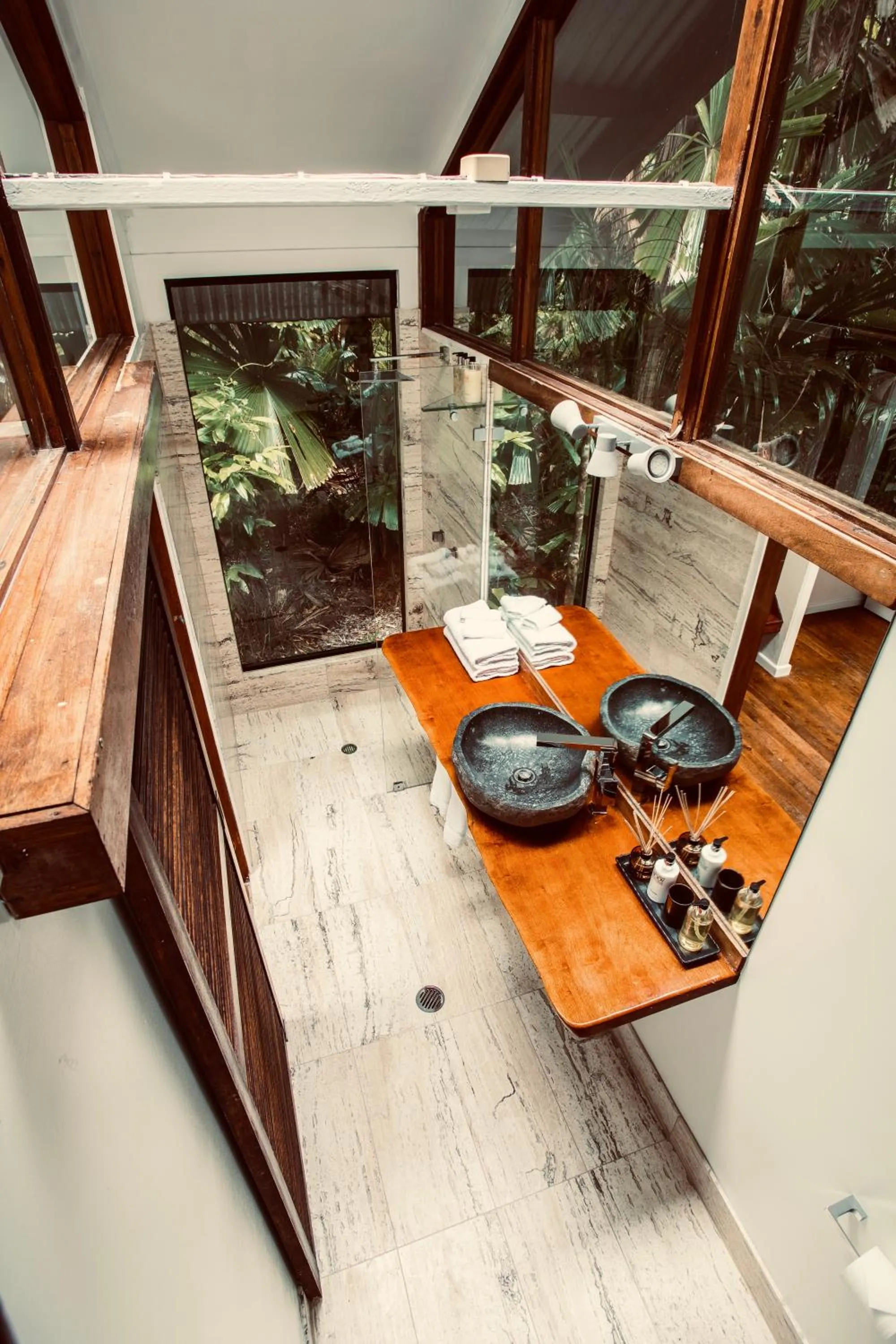 Shower in Daintree Wilderness Lodge