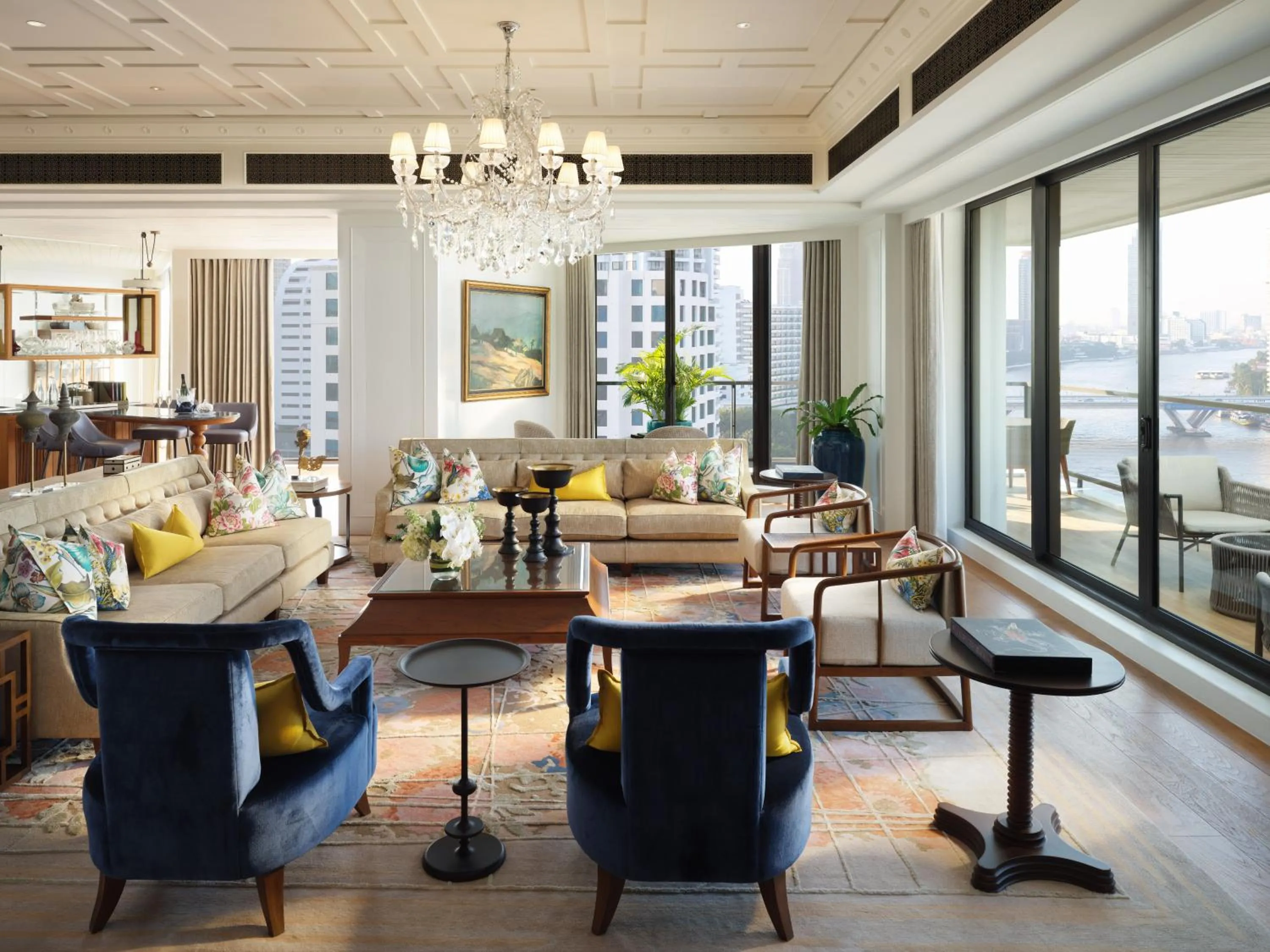 Living room in Mandarin Oriental, Bangkok