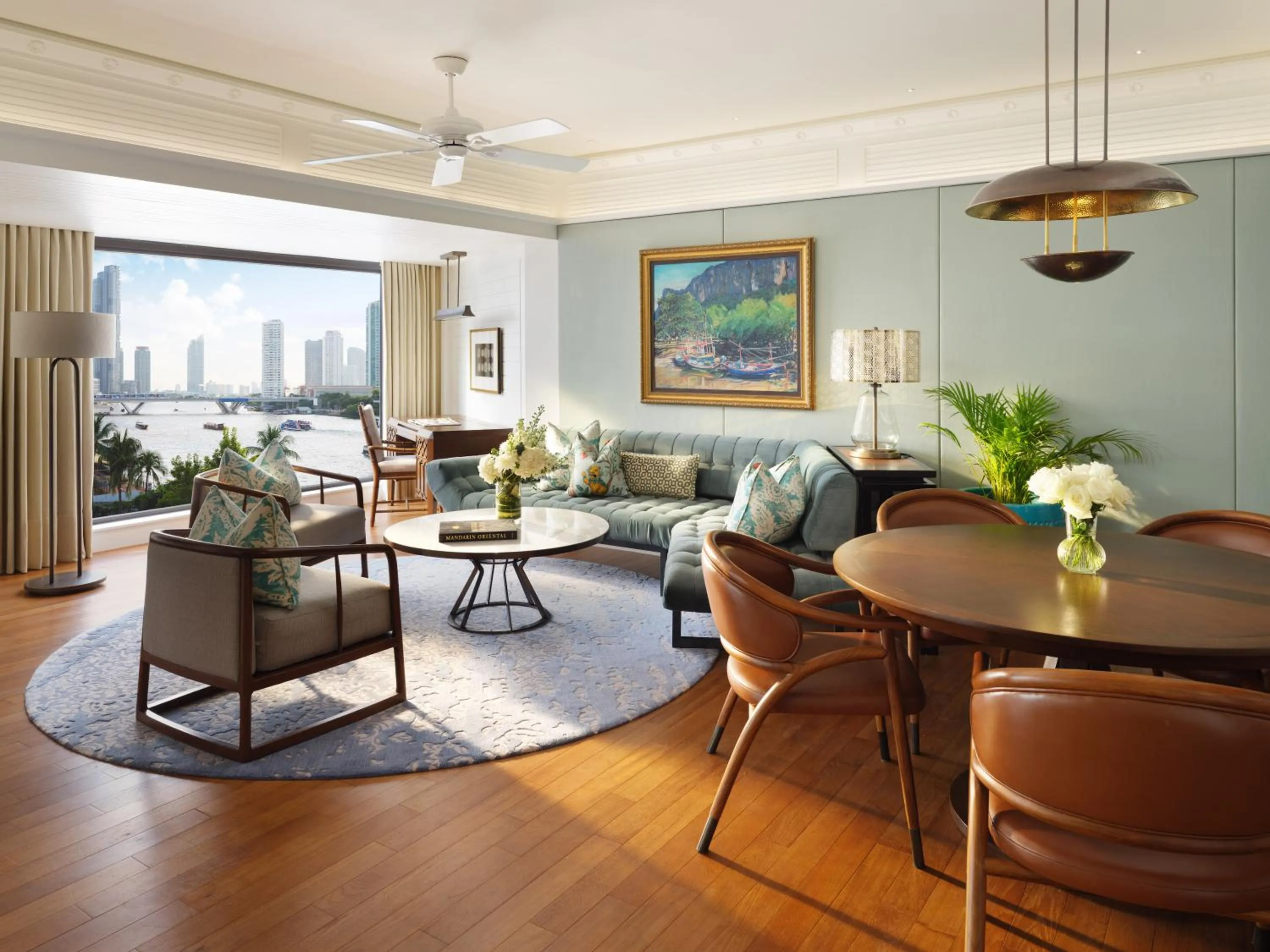 Living room in Mandarin Oriental, Bangkok