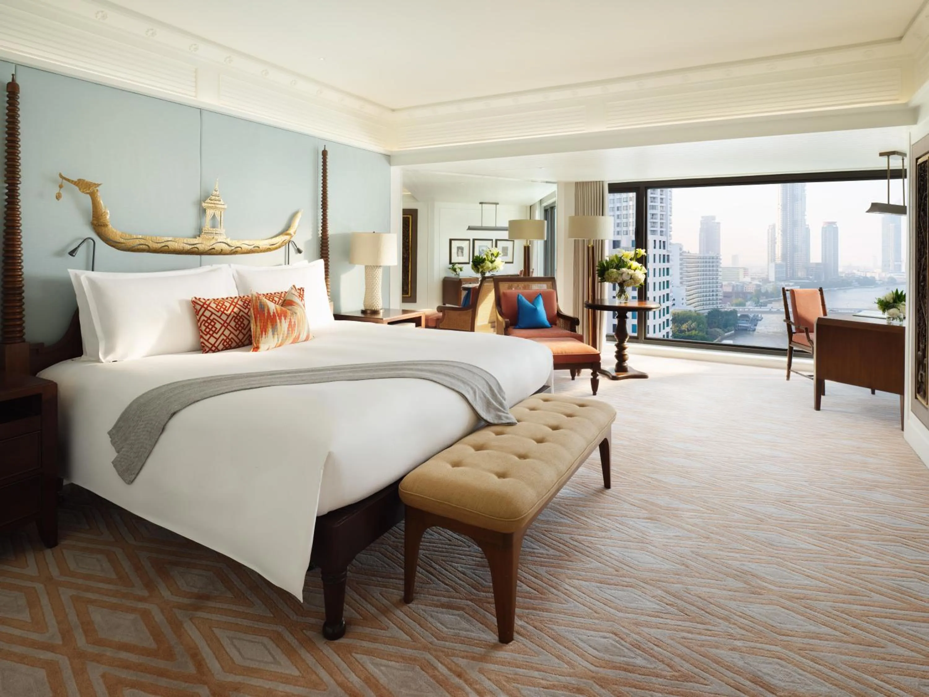 Bedroom, Bed in Mandarin Oriental, Bangkok