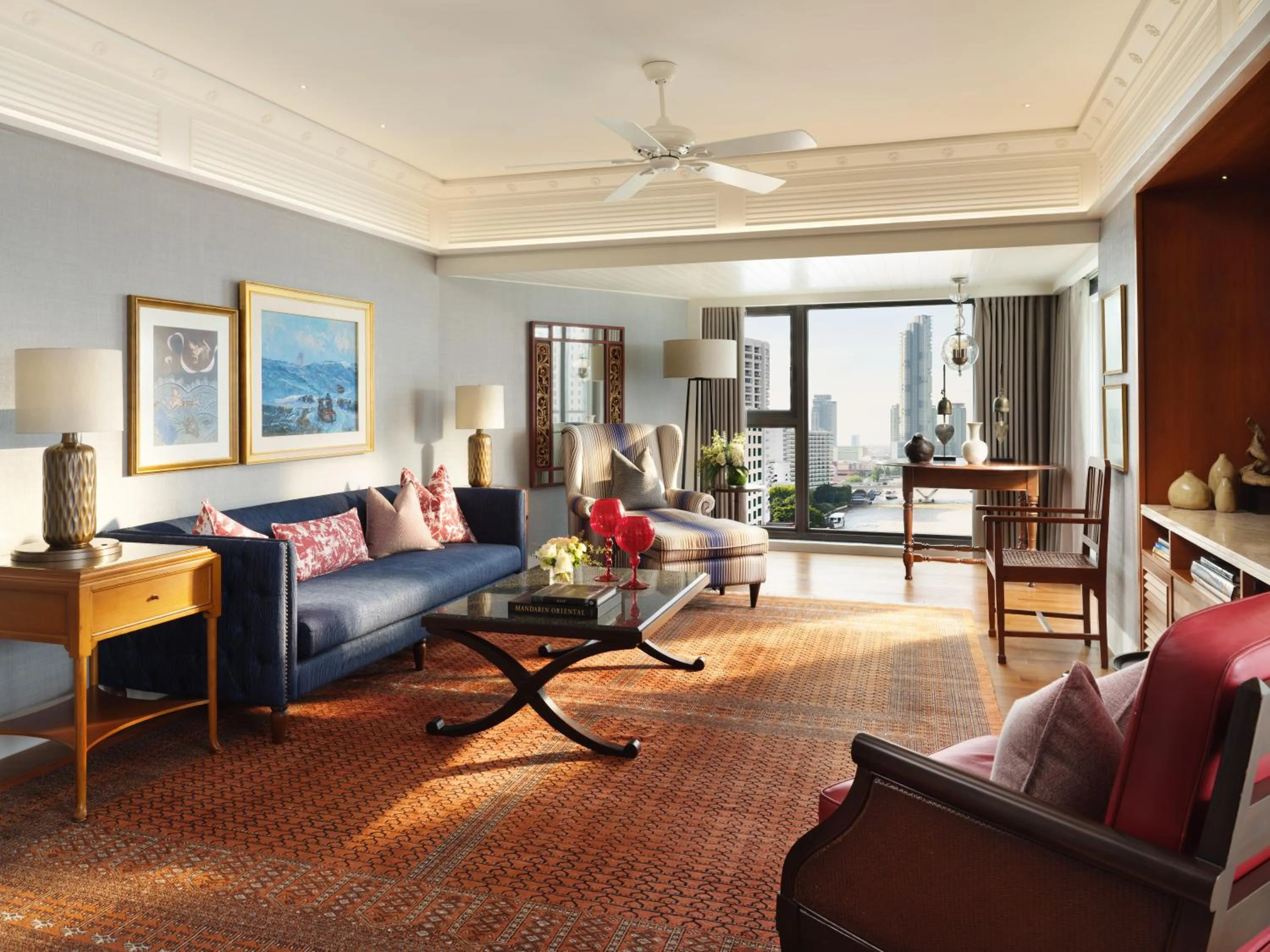 Living room in Mandarin Oriental, Bangkok