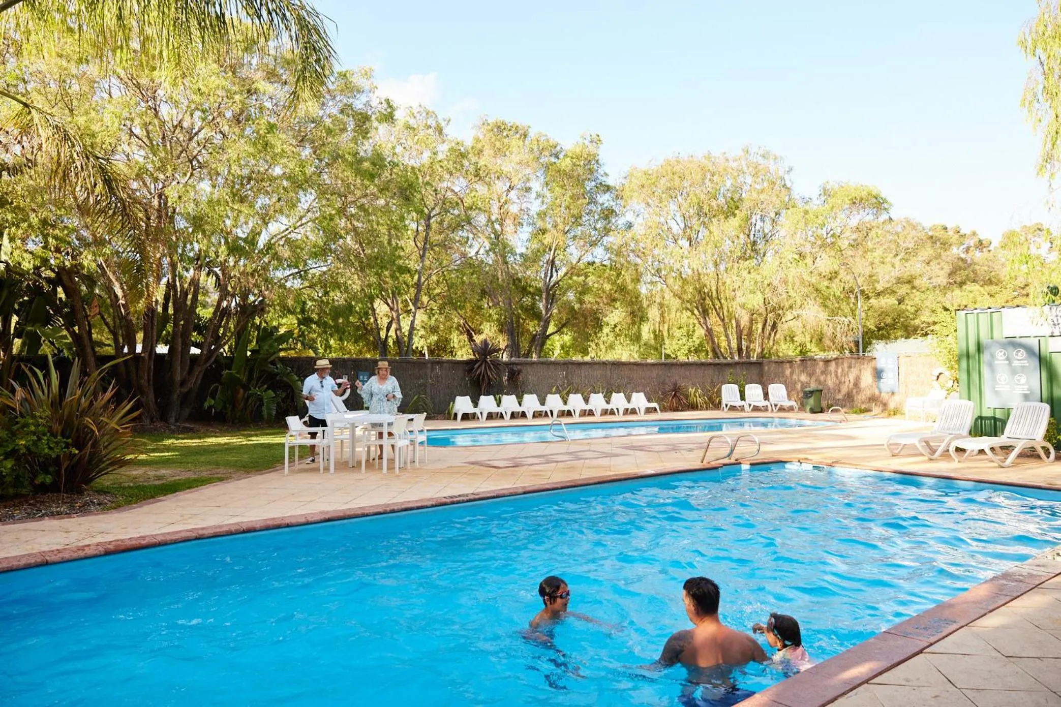 Swimming pool in RAC Busselton Holiday Park