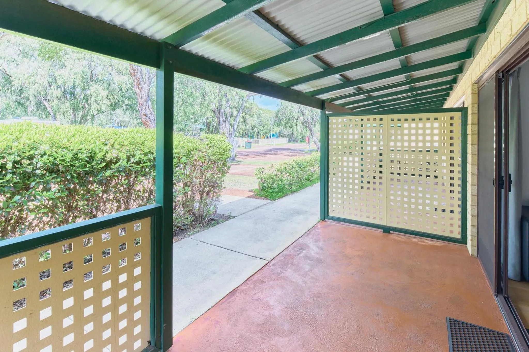 Patio in RAC Busselton Holiday Park