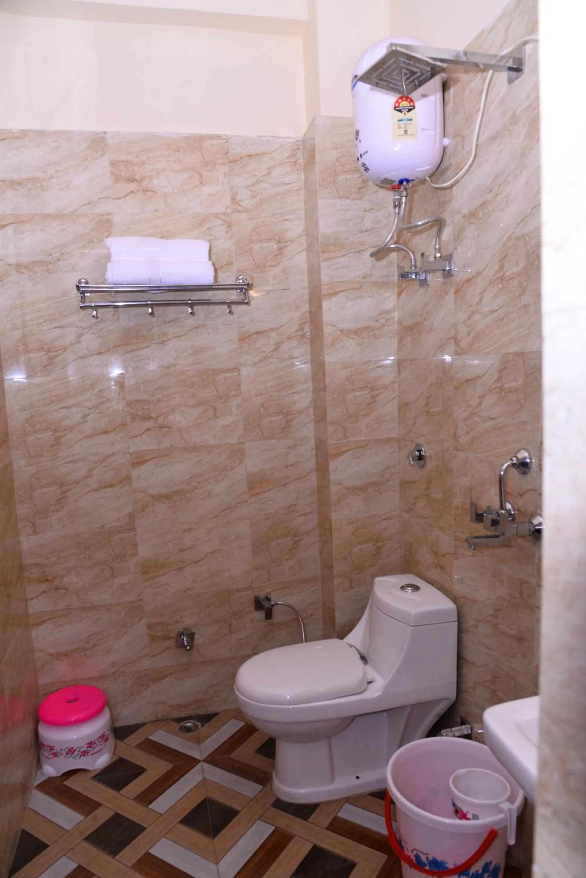 Bathroom in The Ravindram Hotel