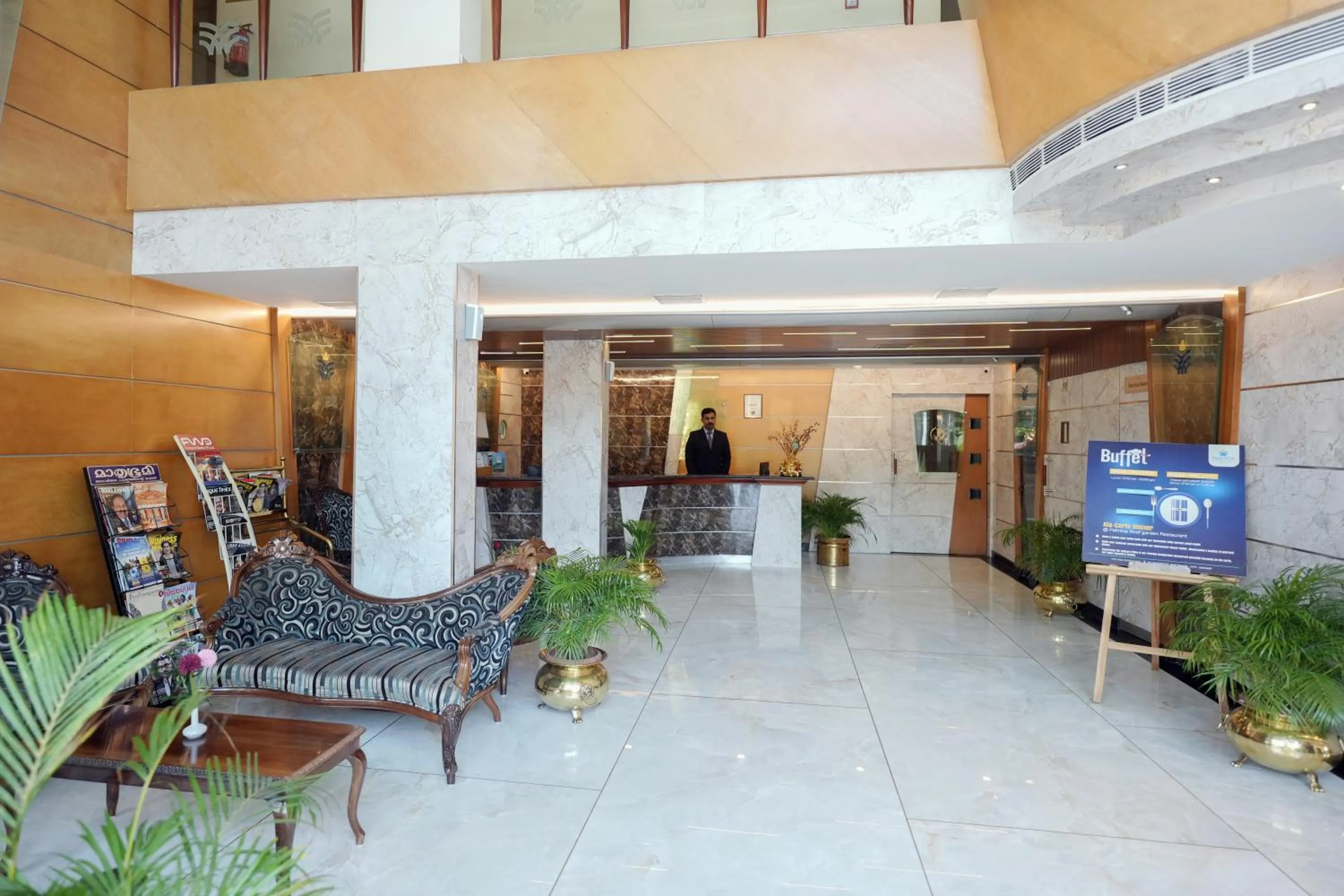 Lobby or reception in Maurya Rajadhani