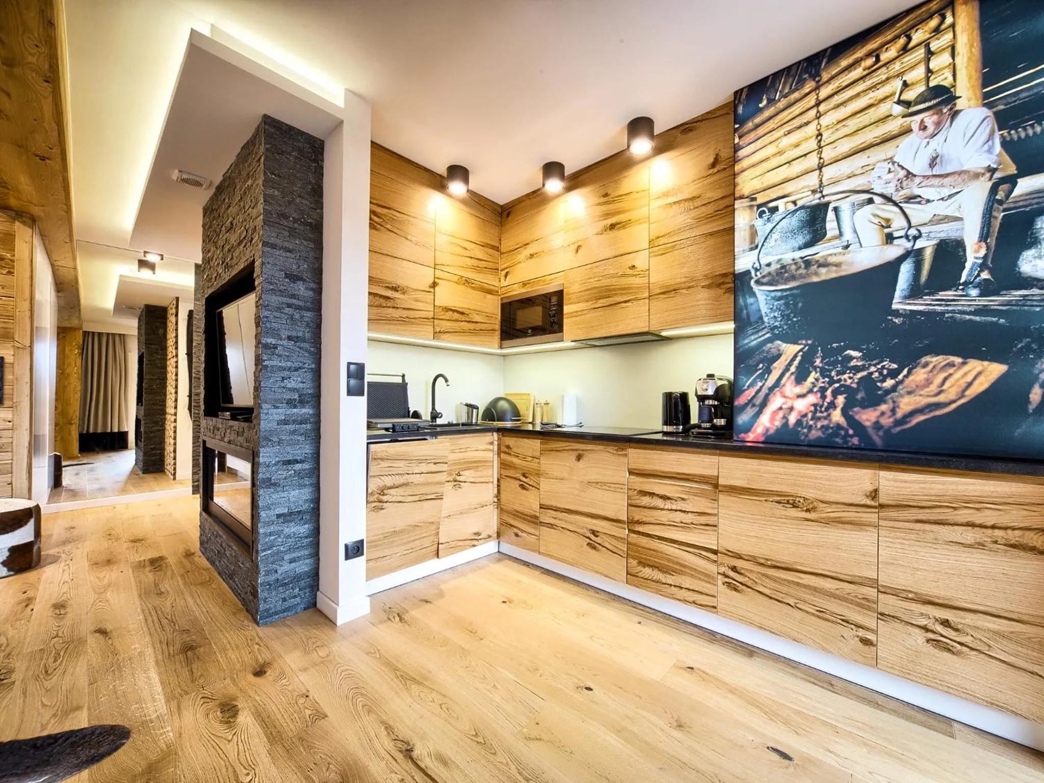 Kitchen or kitchenette in VisitZakopane - Tatra Ski Apartment