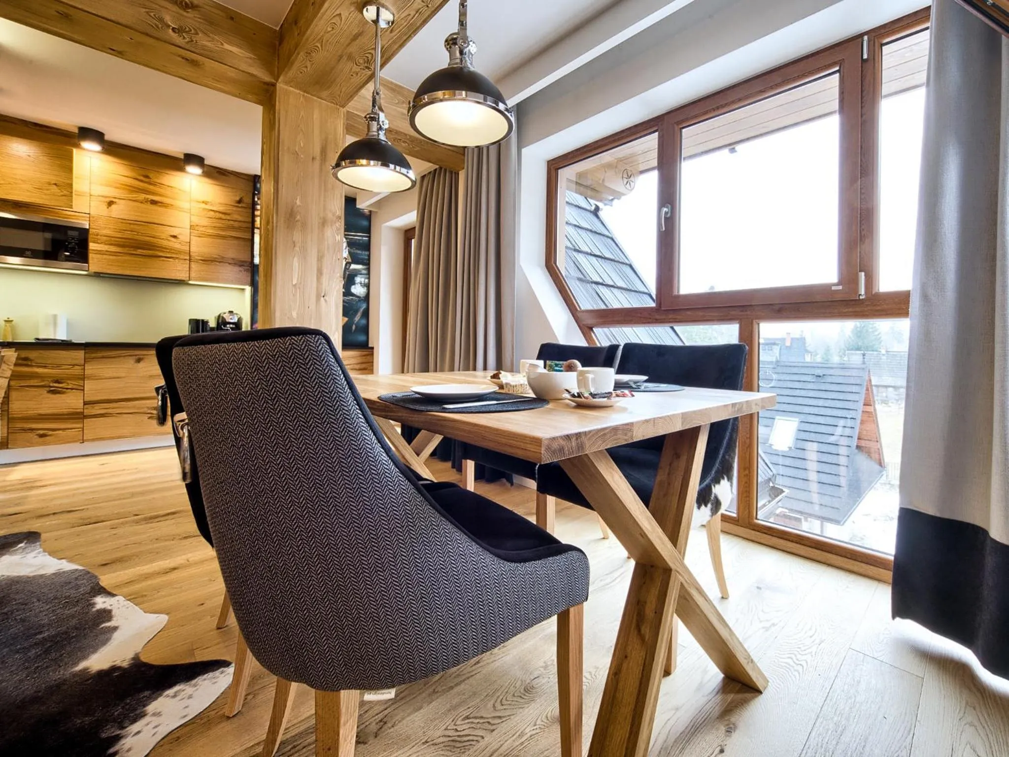 Kitchen or kitchenette in VisitZakopane - Tatra Ski Apartment
