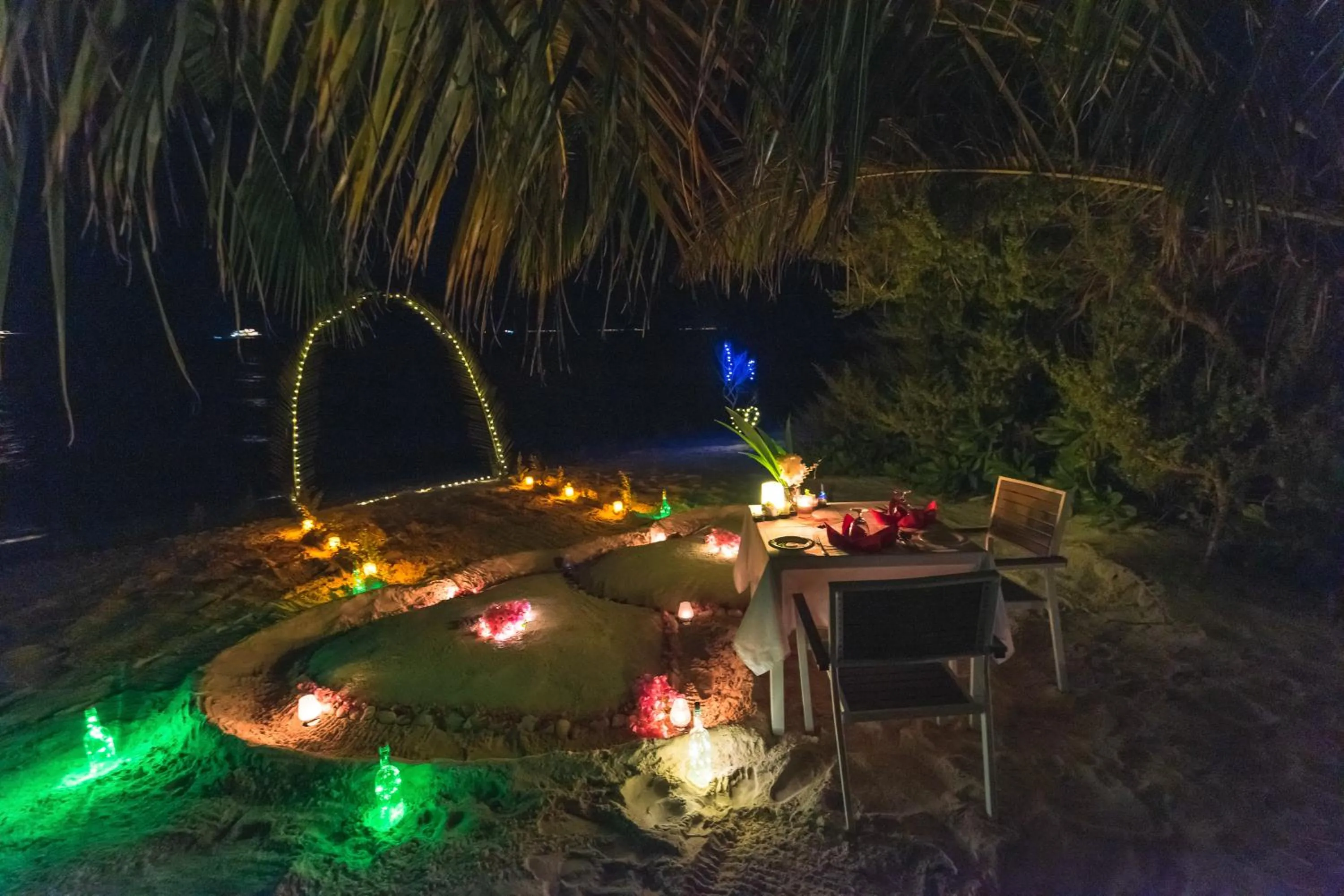 Dinner in Dhiguveli Maldives