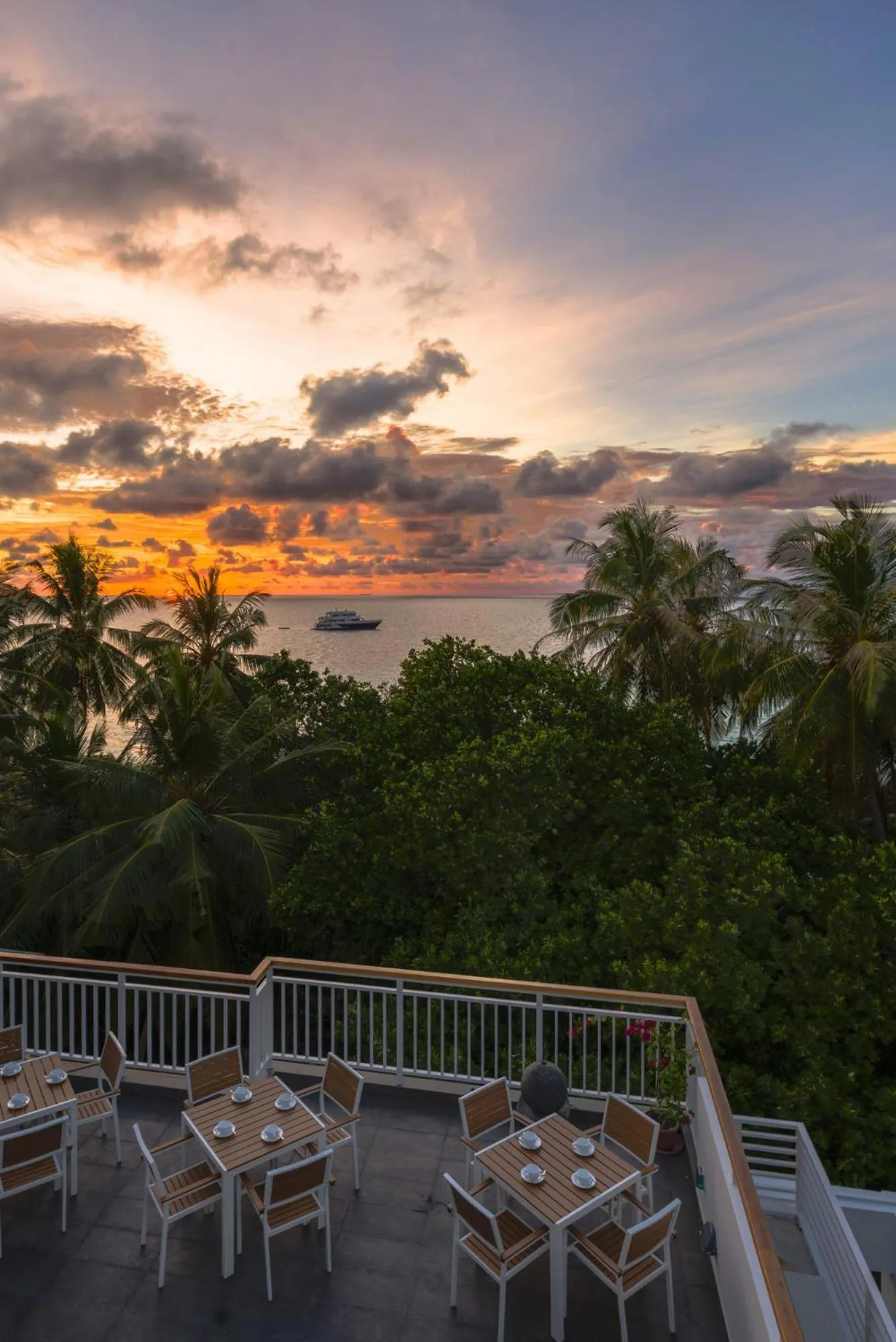 Garden view in Dhiguveli Maldives