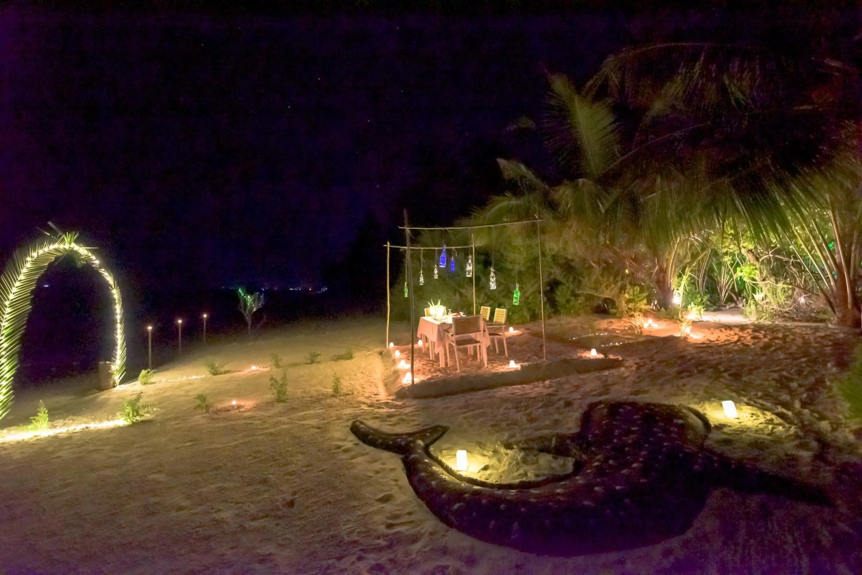 Dinner in Dhiguveli Maldives