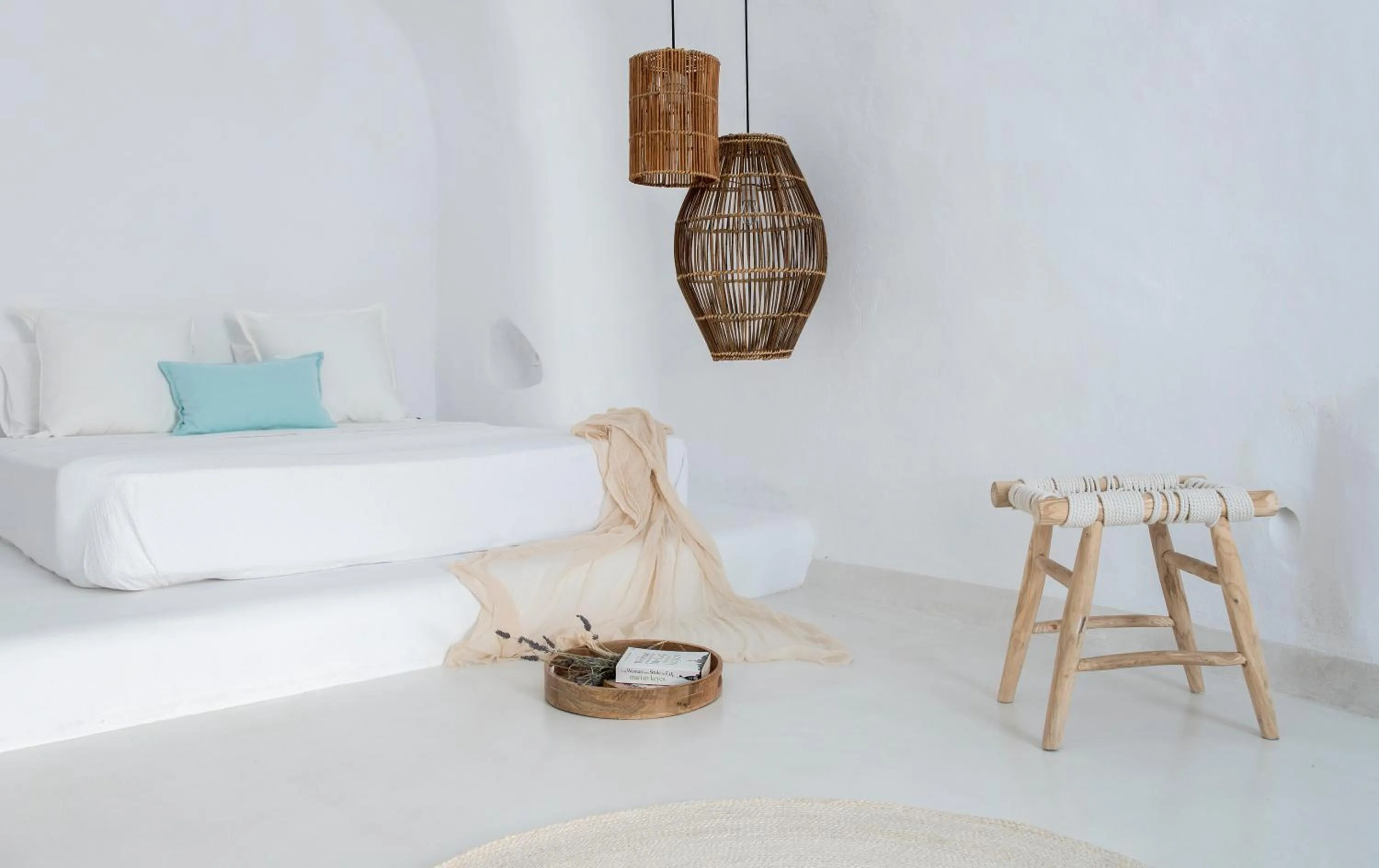 Bed in Sophia Oia View