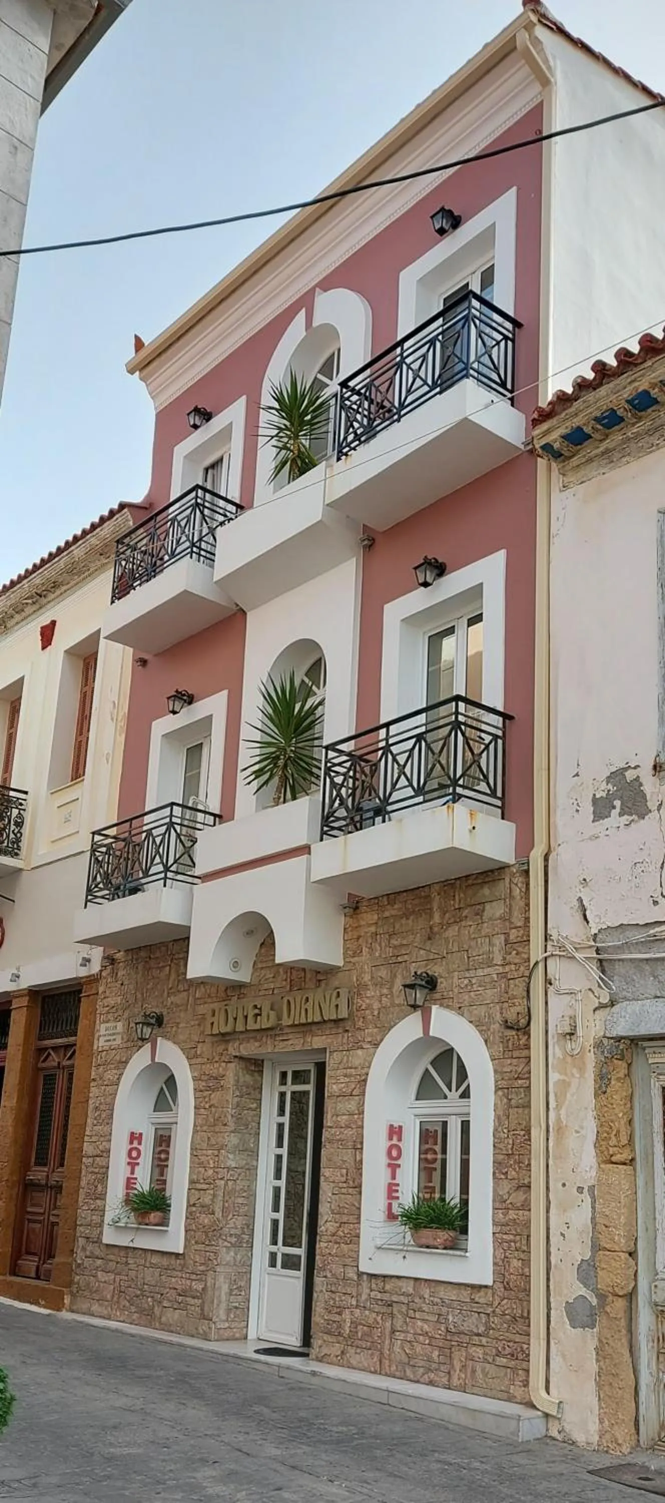 Property building in Hotel Diana