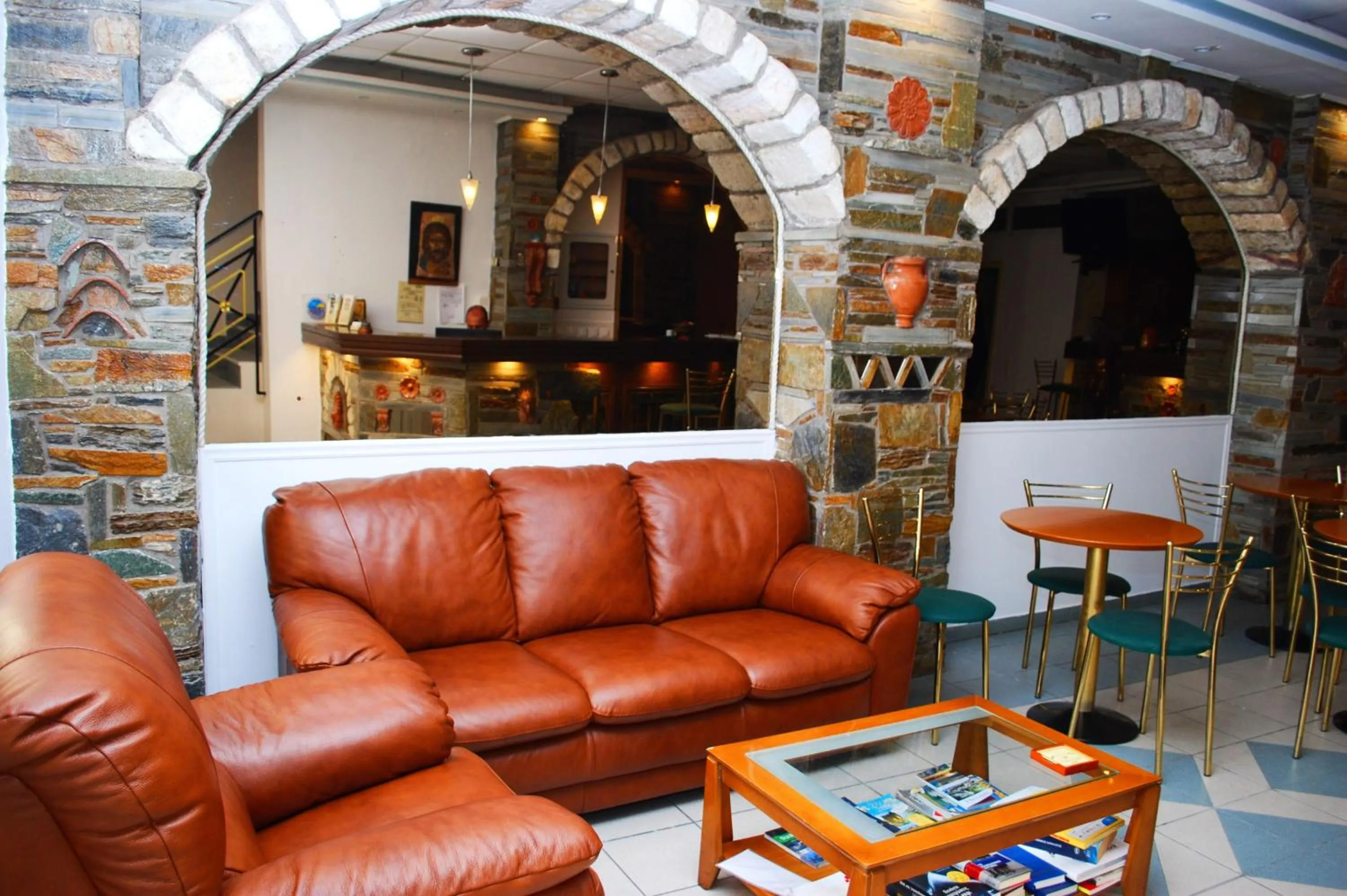 Communal lounge/ TV room in Hotel Diana