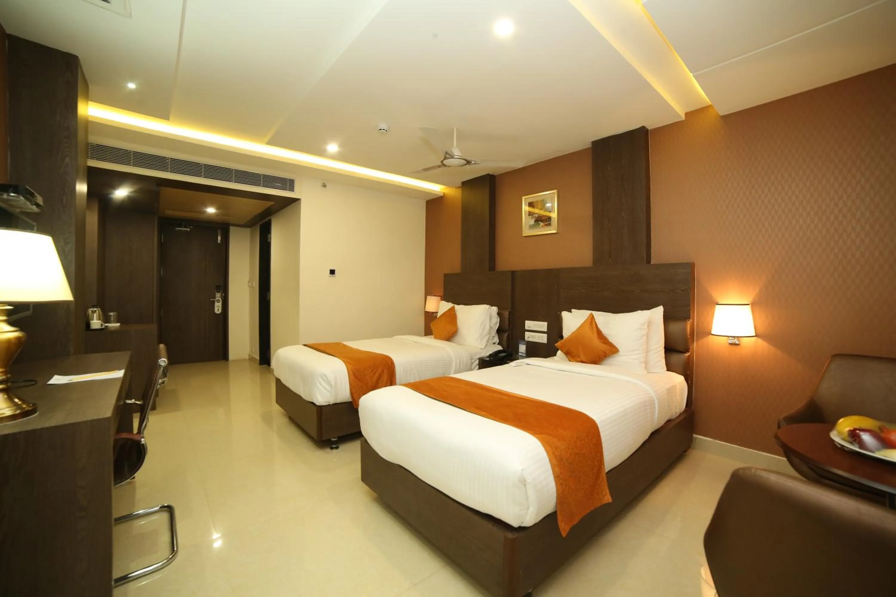 Bed in Hotel Indraprasttha