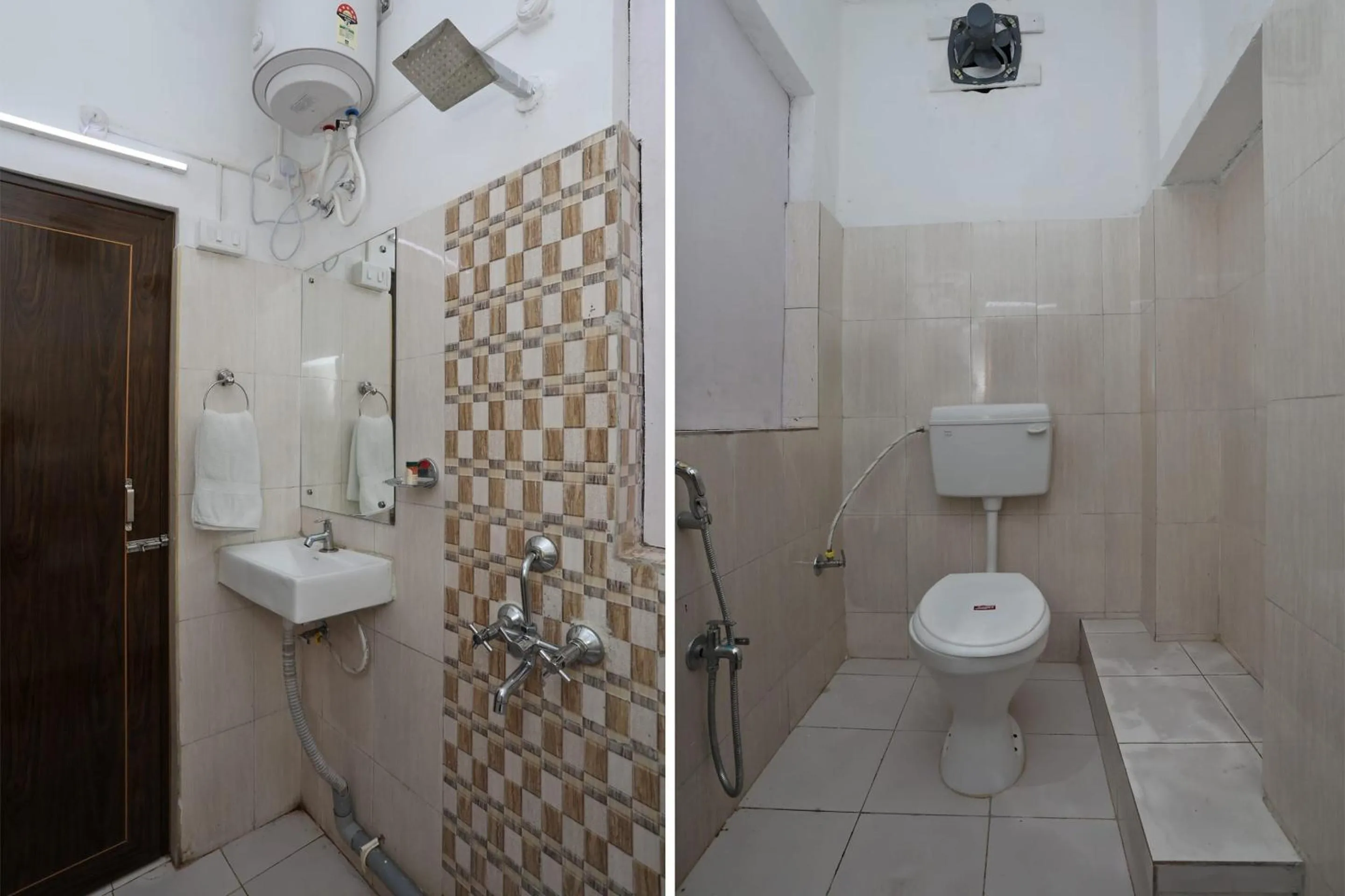 Bathroom in Hotel O Jalan Lake View Near Mani Square