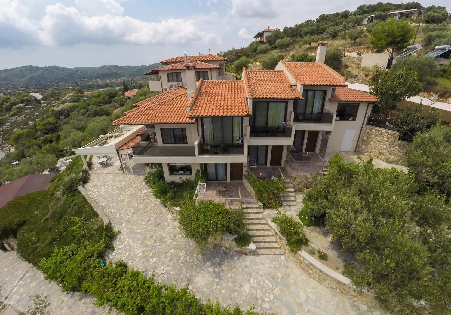 Bird's eye view in Thalassokipos