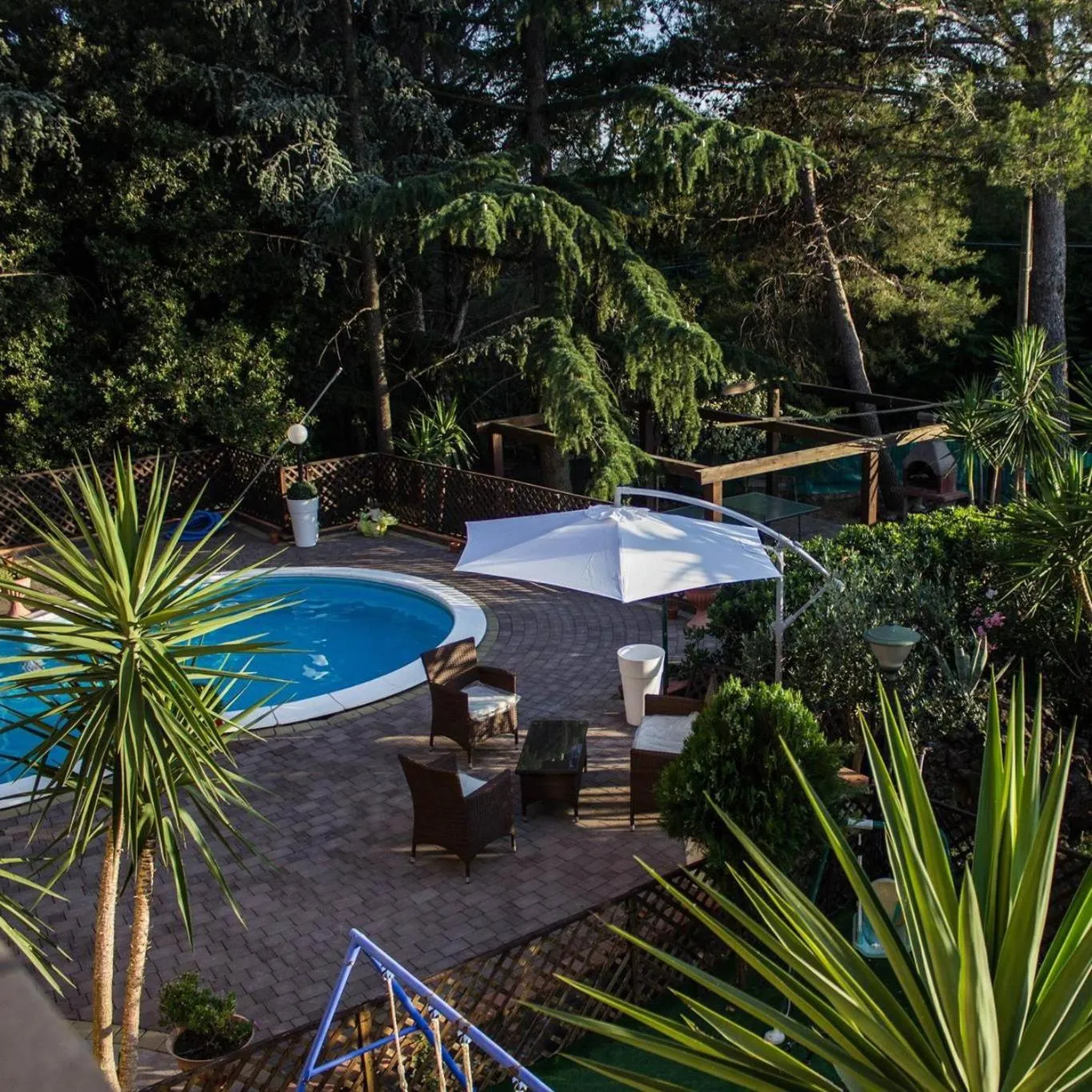 Garden in B&B Etna House