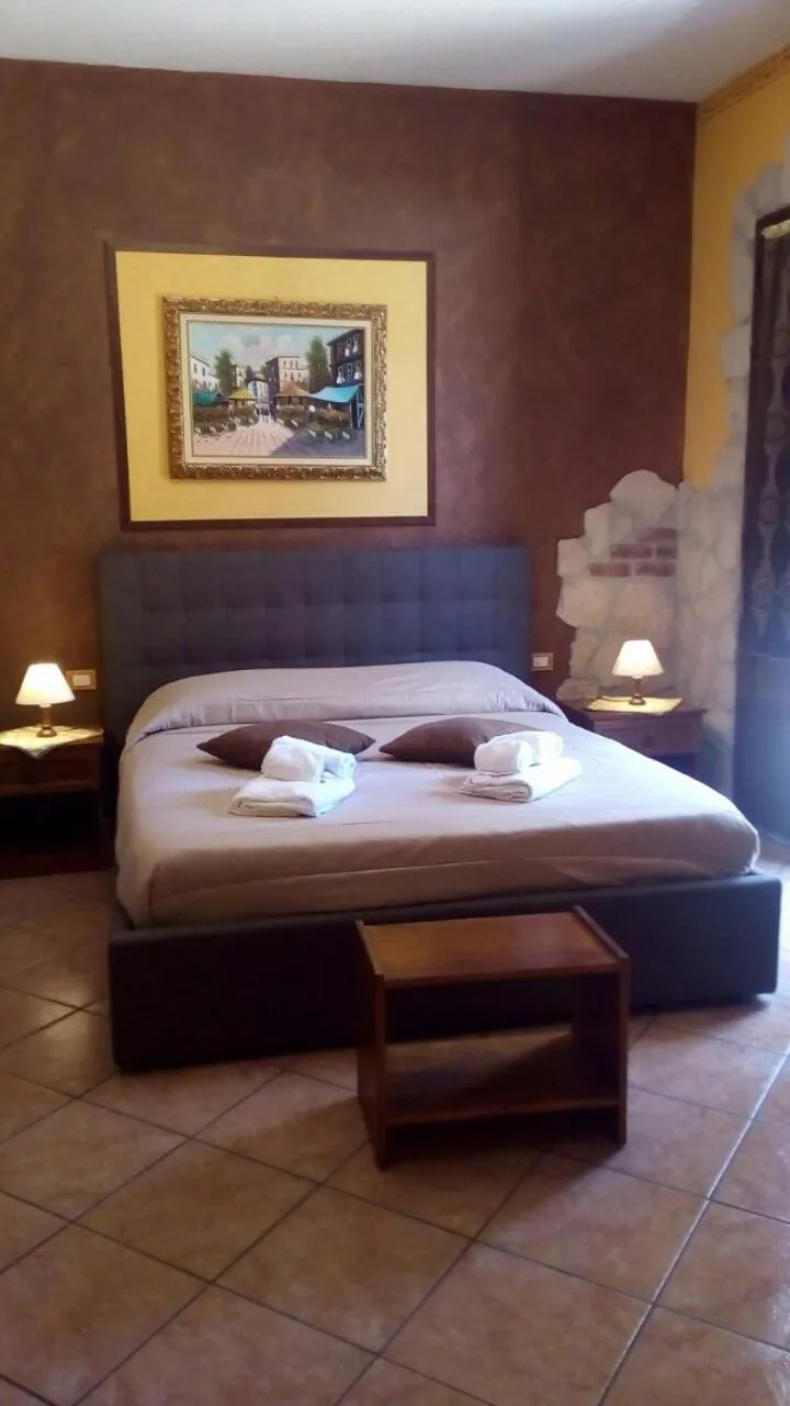 Patio, Bed in B&B Etna House