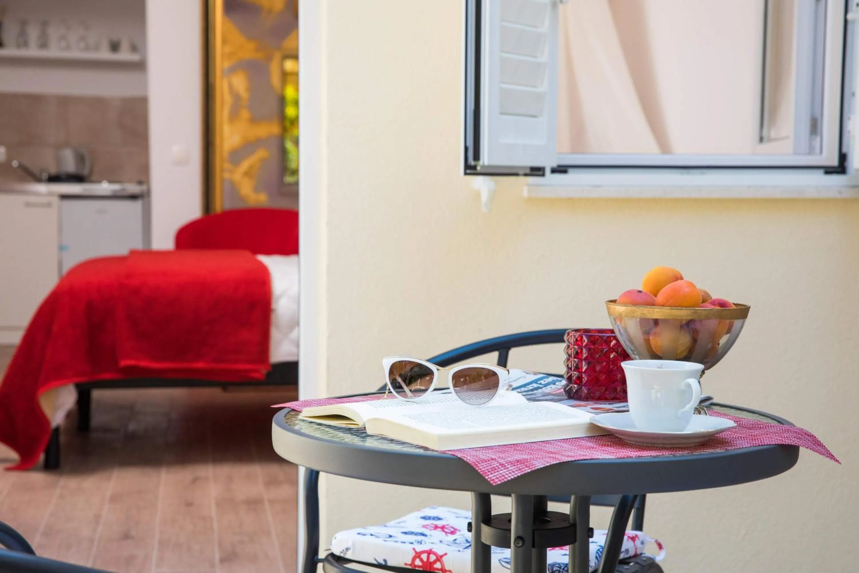 Seating area in Apartments Mara