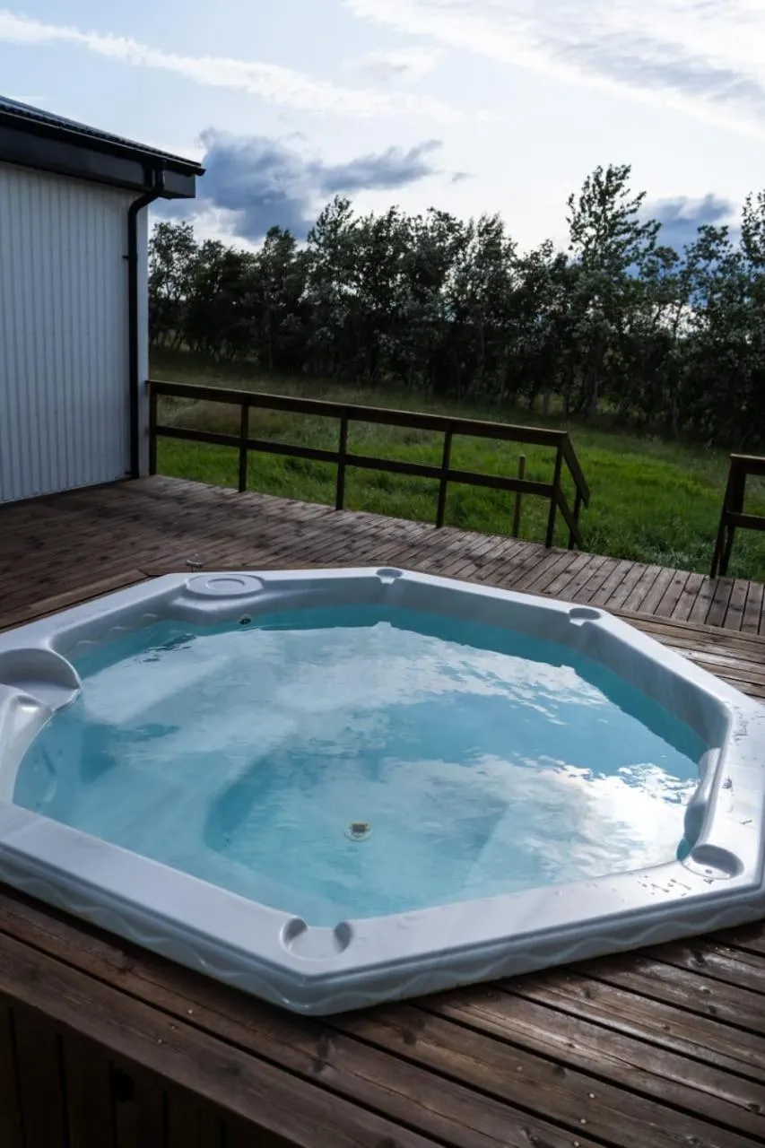 Hot Tub in Hotel Leirubakki