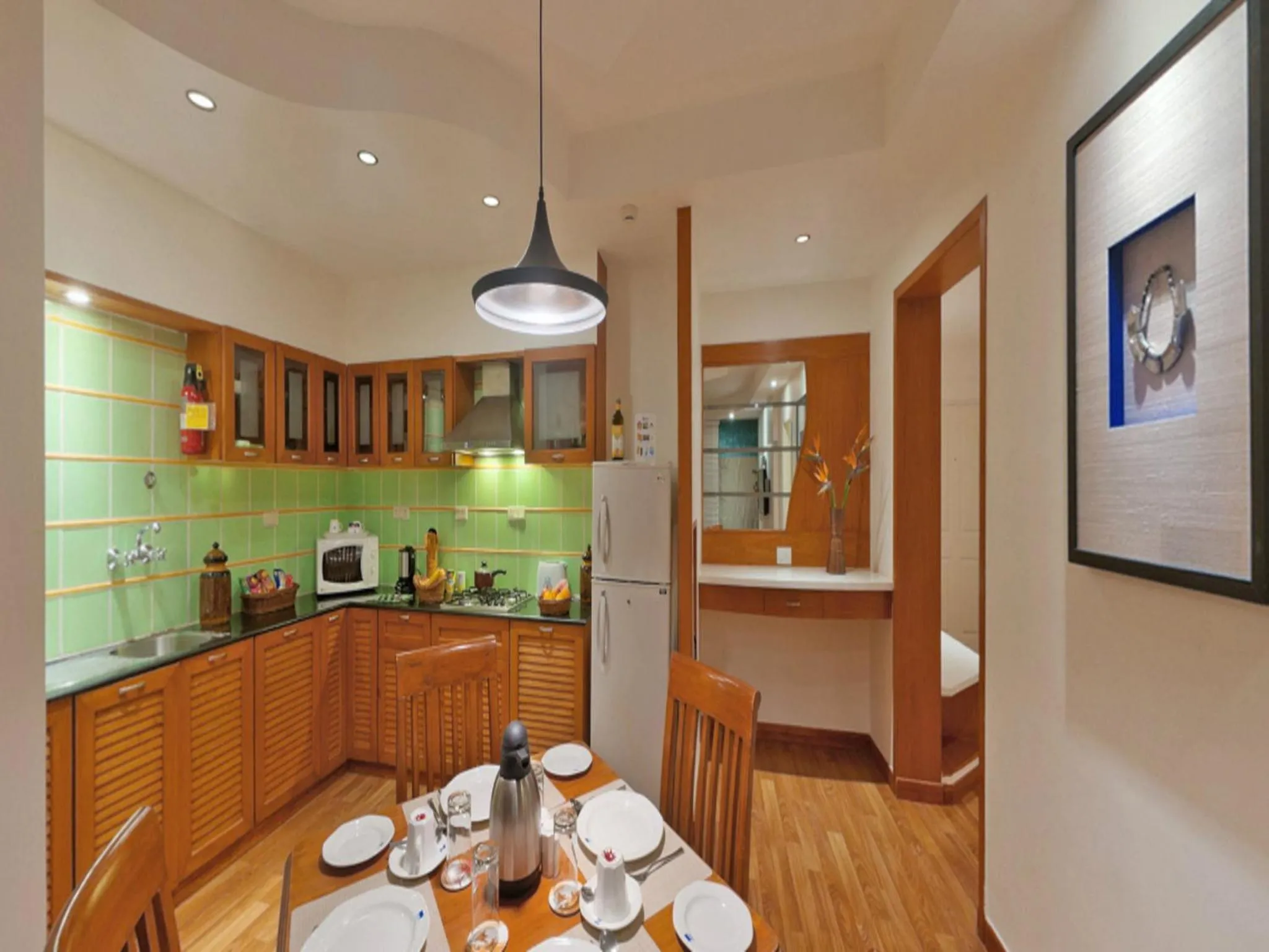 Kitchen or kitchenette in Melange Luxury Serviced Apartments