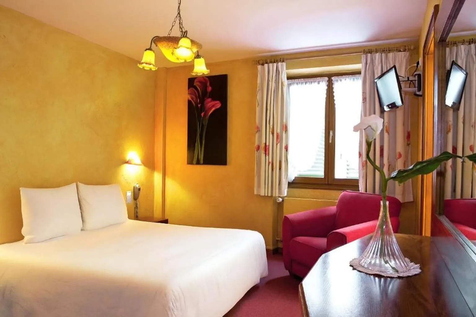 Bed in Hôtel A la Vignette - COLMAR-NORD