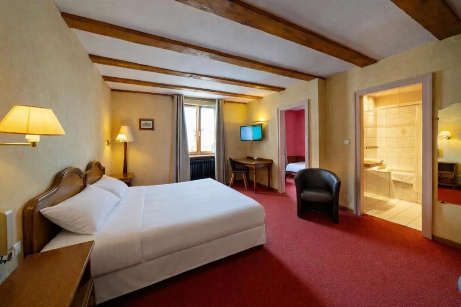 Bed in Hôtel A la Vignette - COLMAR-NORD