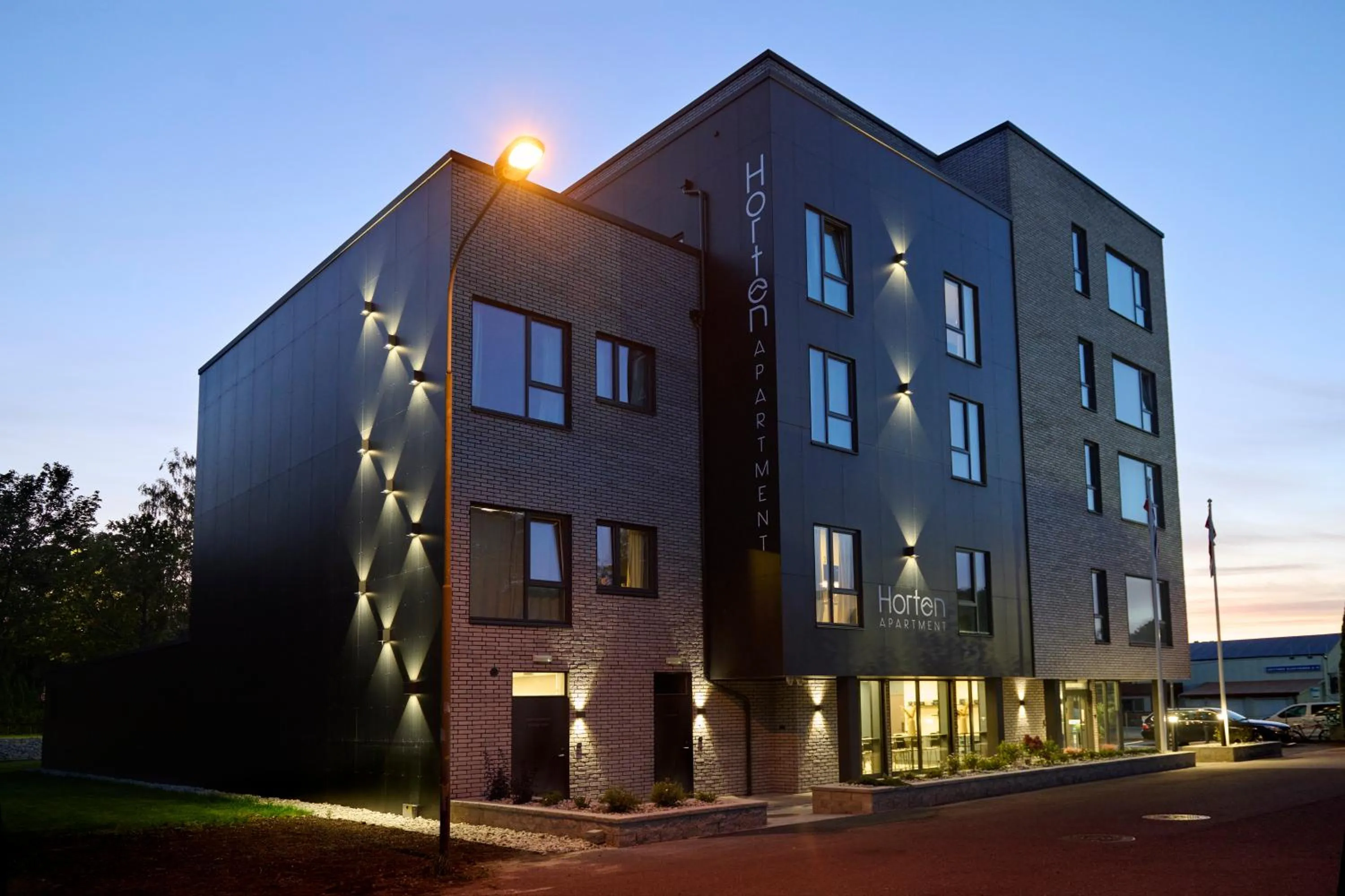 Property building in Horten Apartment