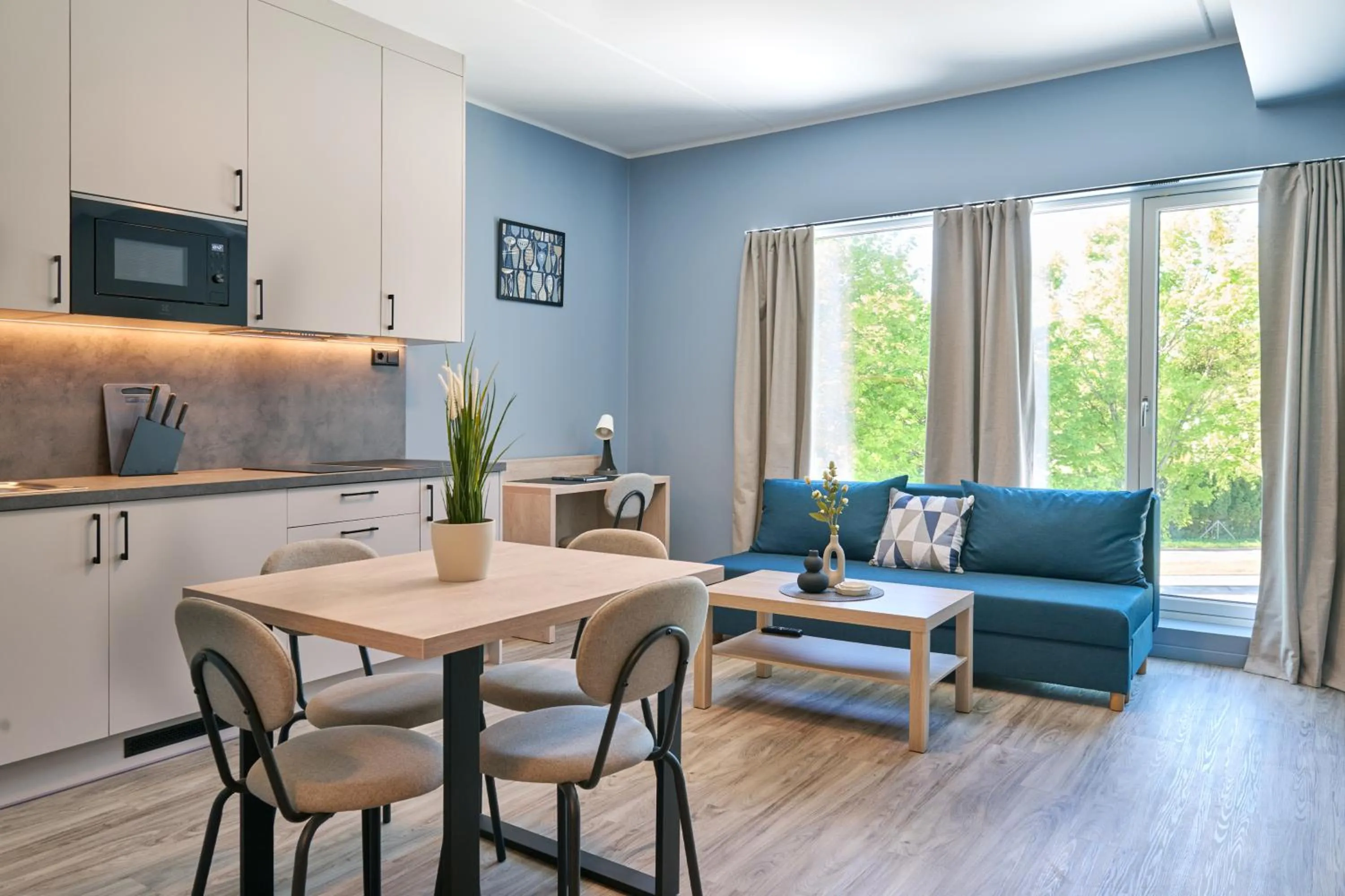 Kitchen or kitchenette in Horten Apartment