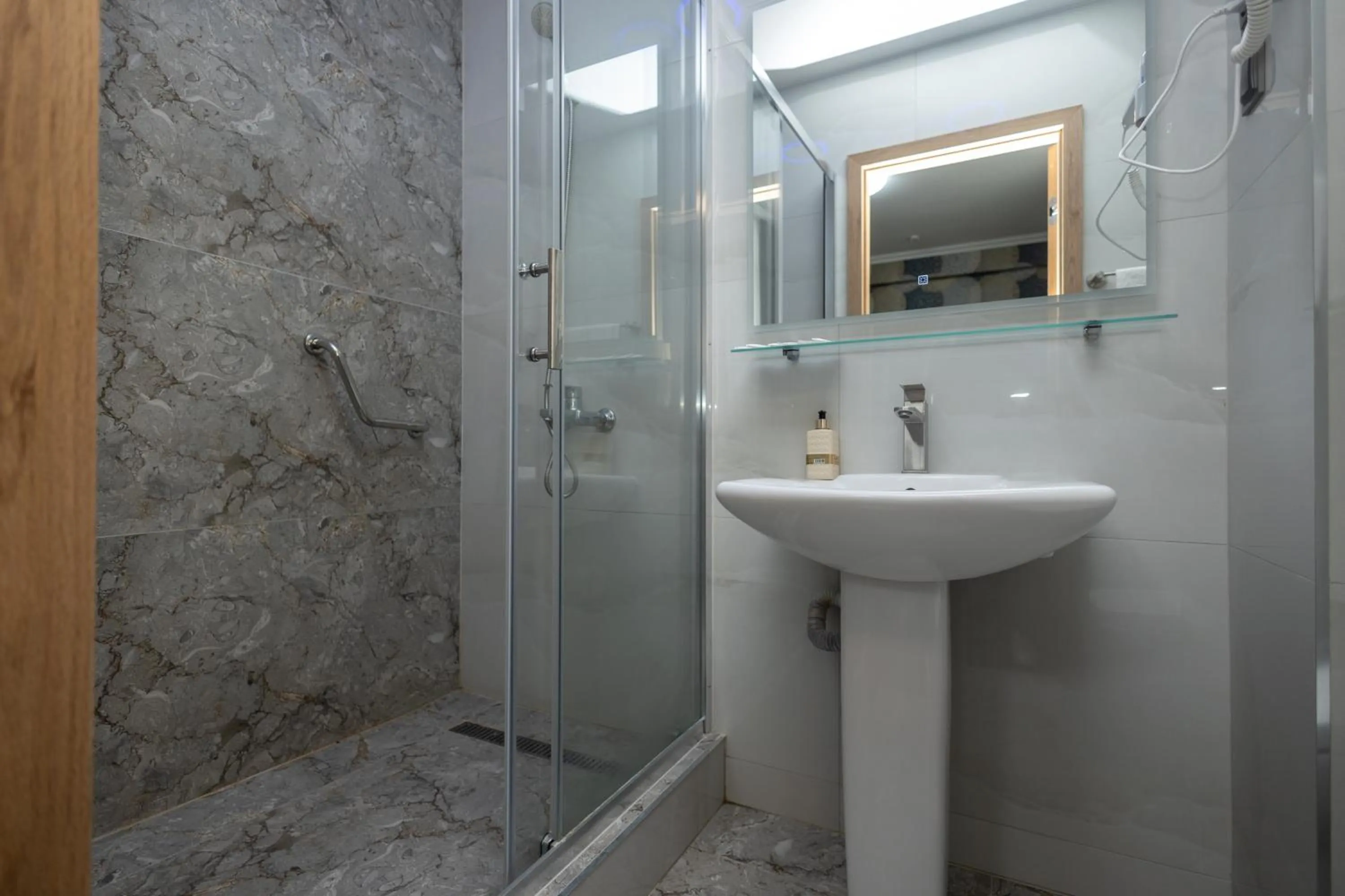 Shower in IRIS Hotel