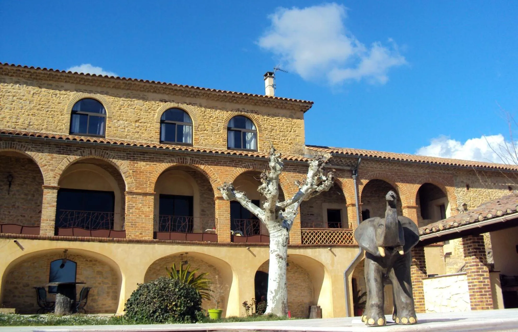 View (from property/room) in Mas d'Asvin & Spa