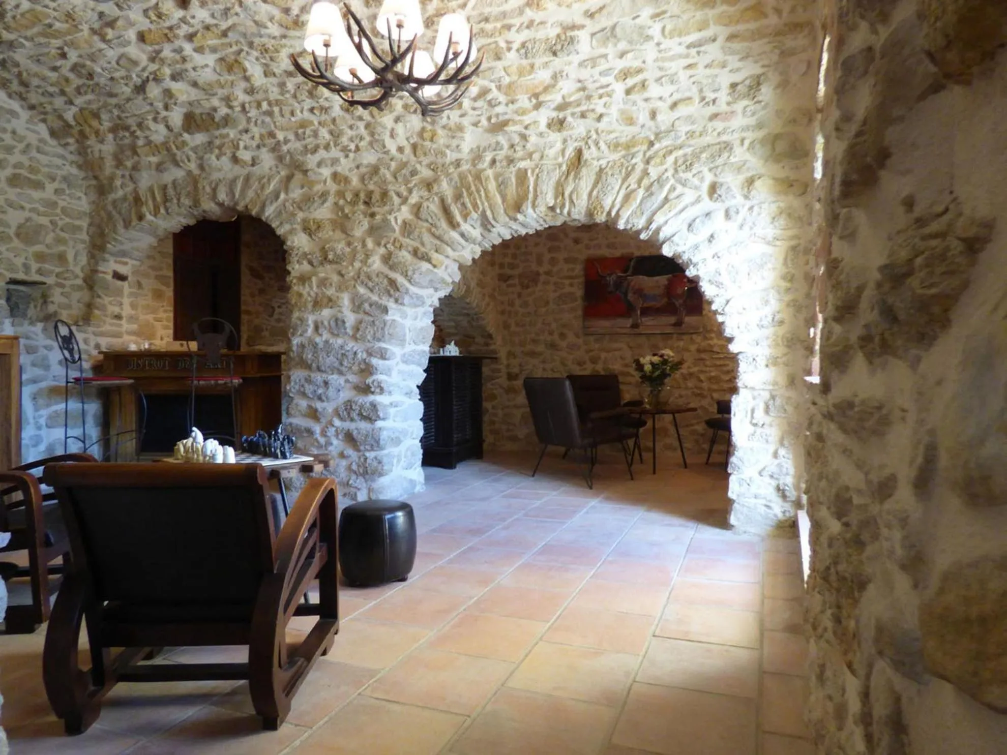 Living room in Mas d'Asvin & Spa