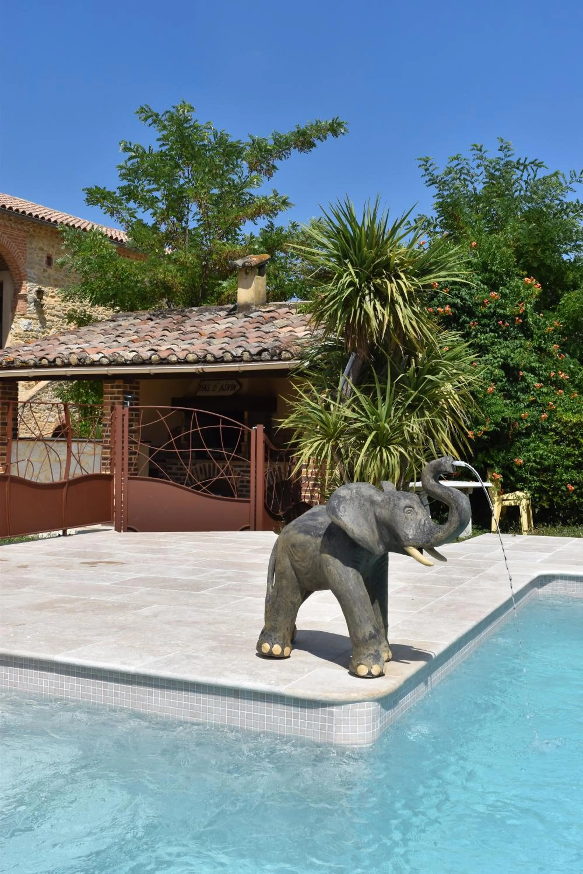 Garden in Mas d'Asvin & Spa