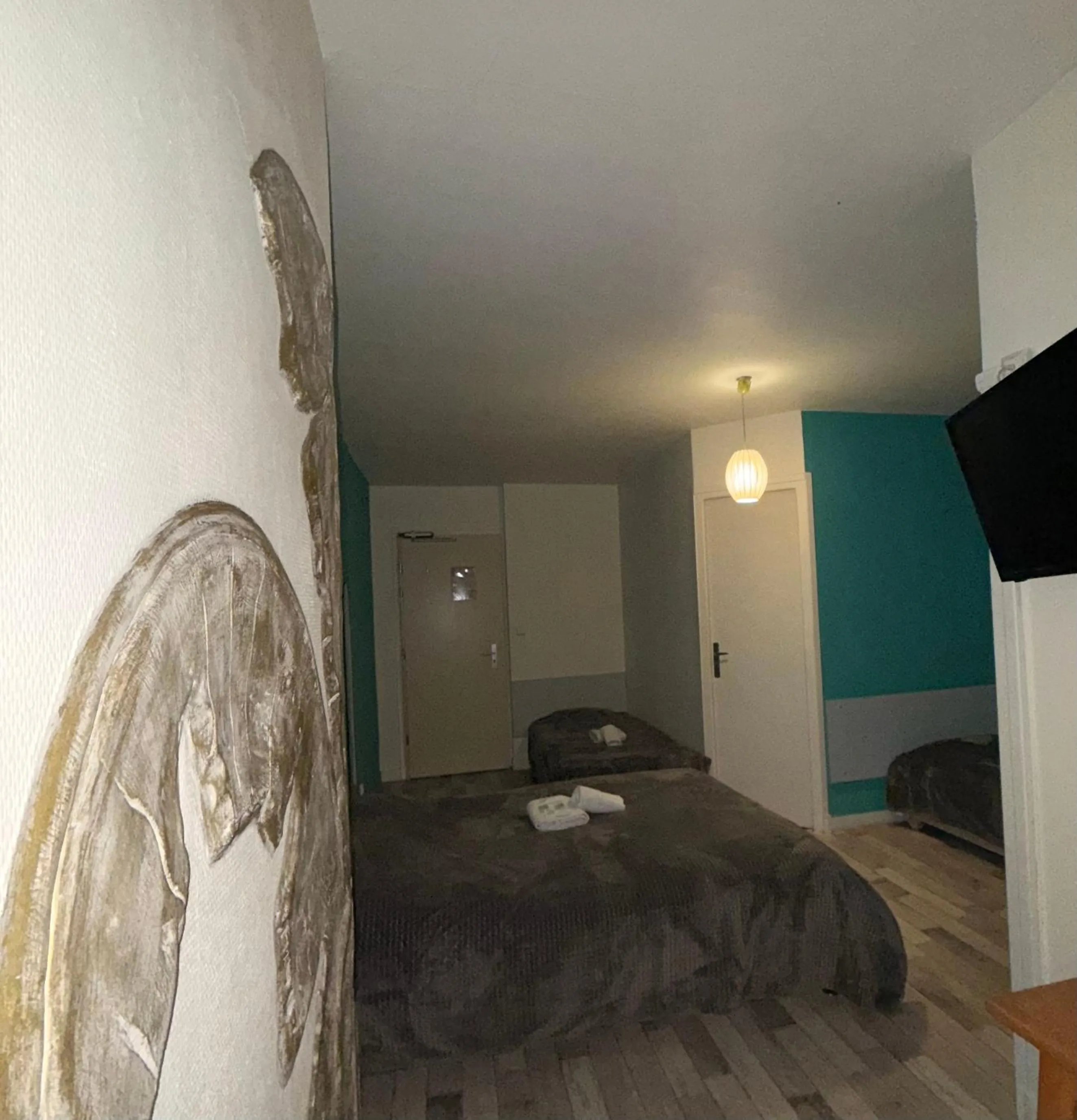 Bedroom, Bed in Le Relais de la route bleue