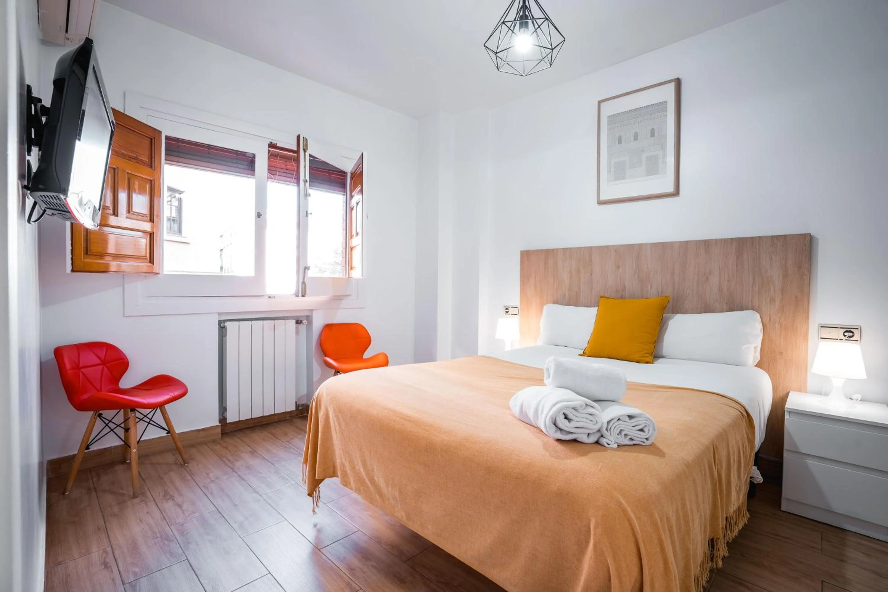 Bed in Apartamento cerca de la Alhambra y el Albaicín QH Granada Centro