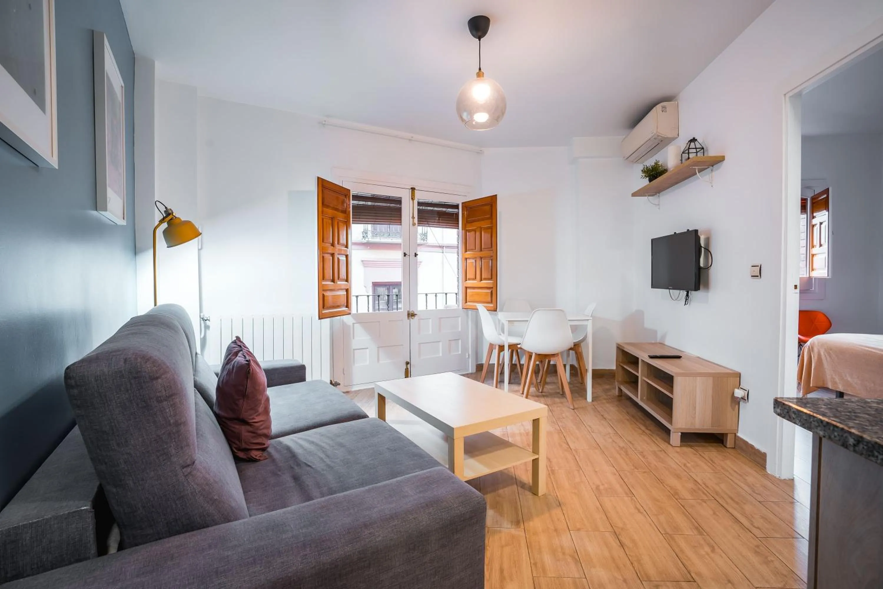 TV and multimedia in Apartamento cerca de la Alhambra y el Albaicín QH Granada Centro