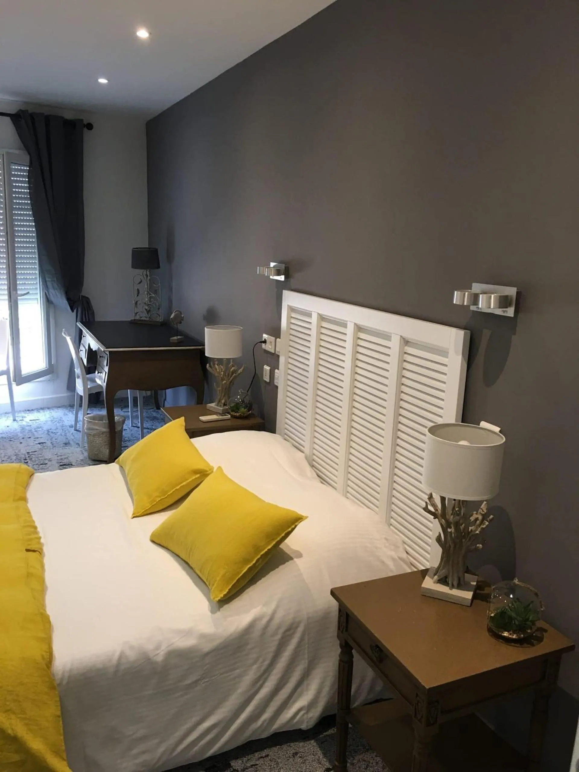 Photo of the whole room, Bed in Hôtel Le Mistral