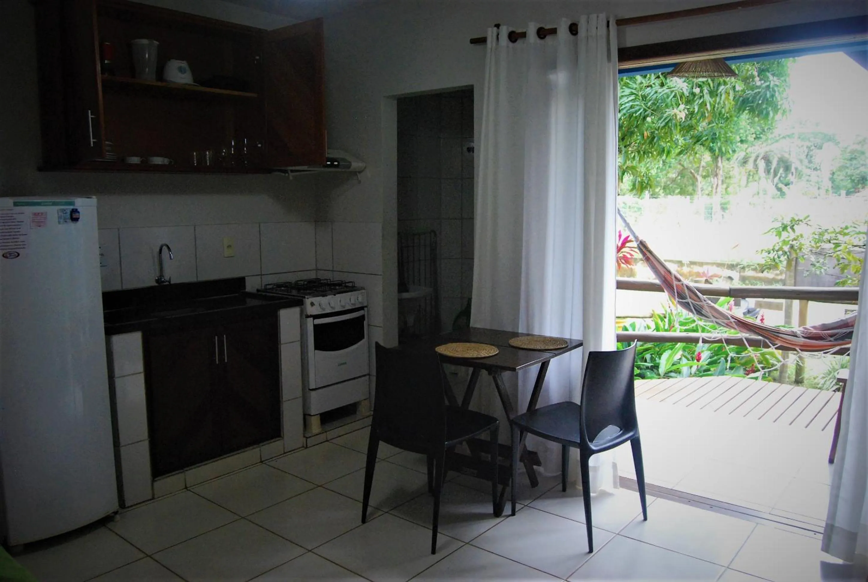 Kitchen or kitchenette in Bahia Bonita Flat